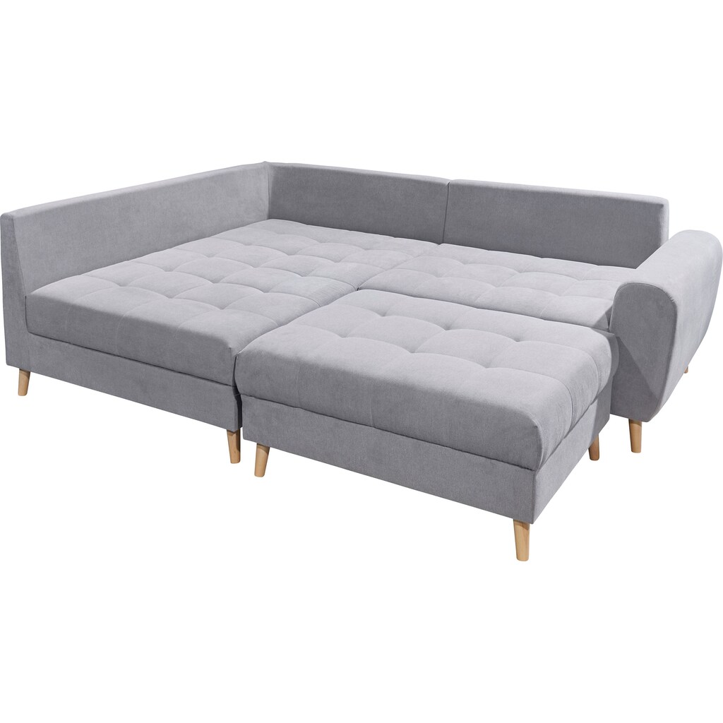 ED EXCITING DESIGN Ecksofa »Alice L-Form«, (Set)