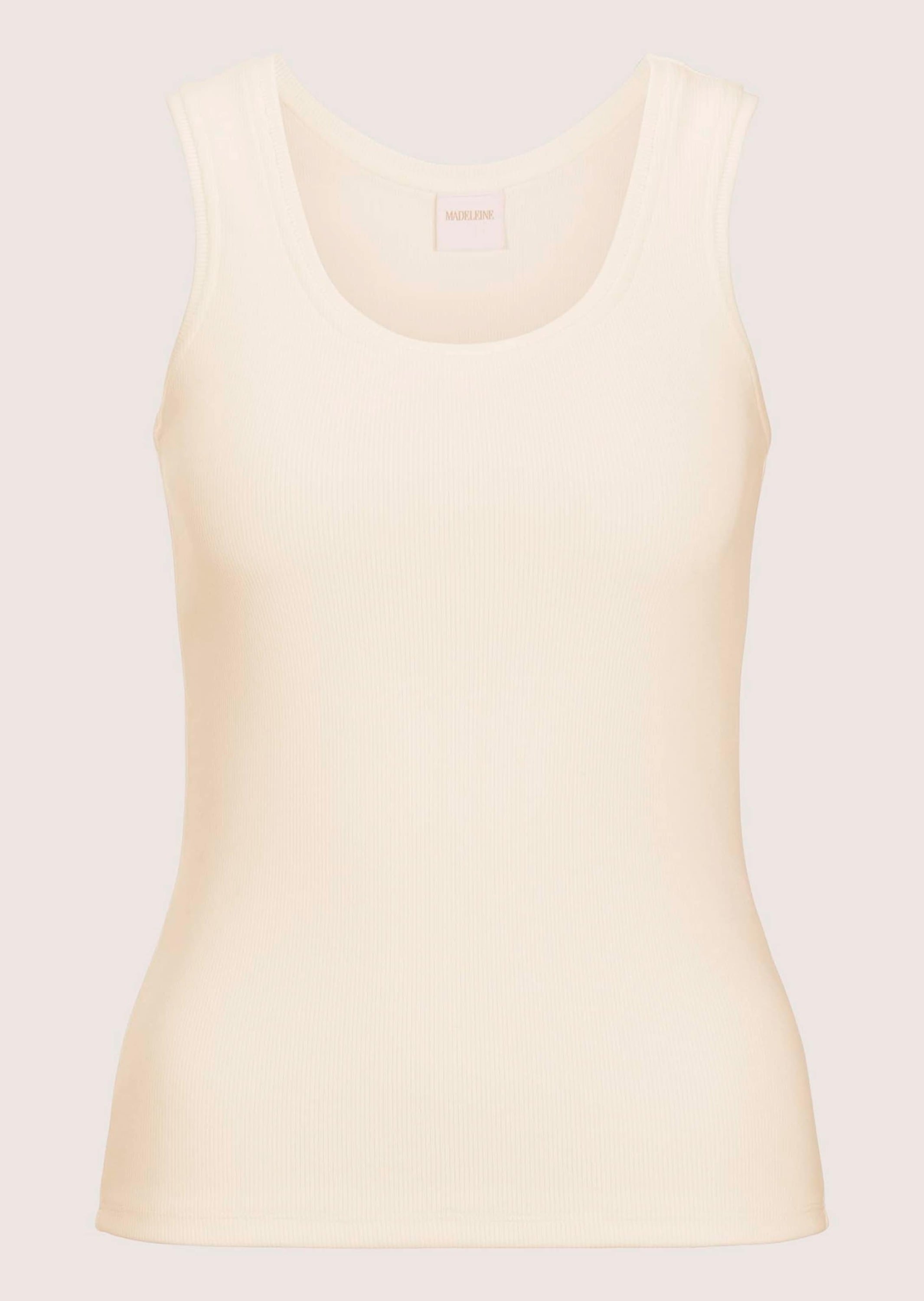 MADELEINE Trägertop "Tanktop Ärmelloses Rippen-Top" günstig online kaufen