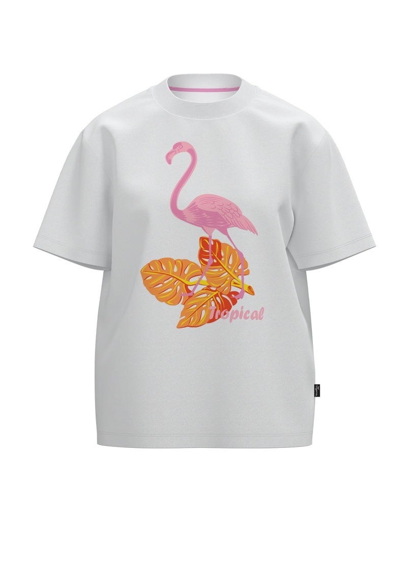 Trigema T-Shirt "TRIGEMA T Shirt mit "Tropical" Print" 1 günstig online kaufen