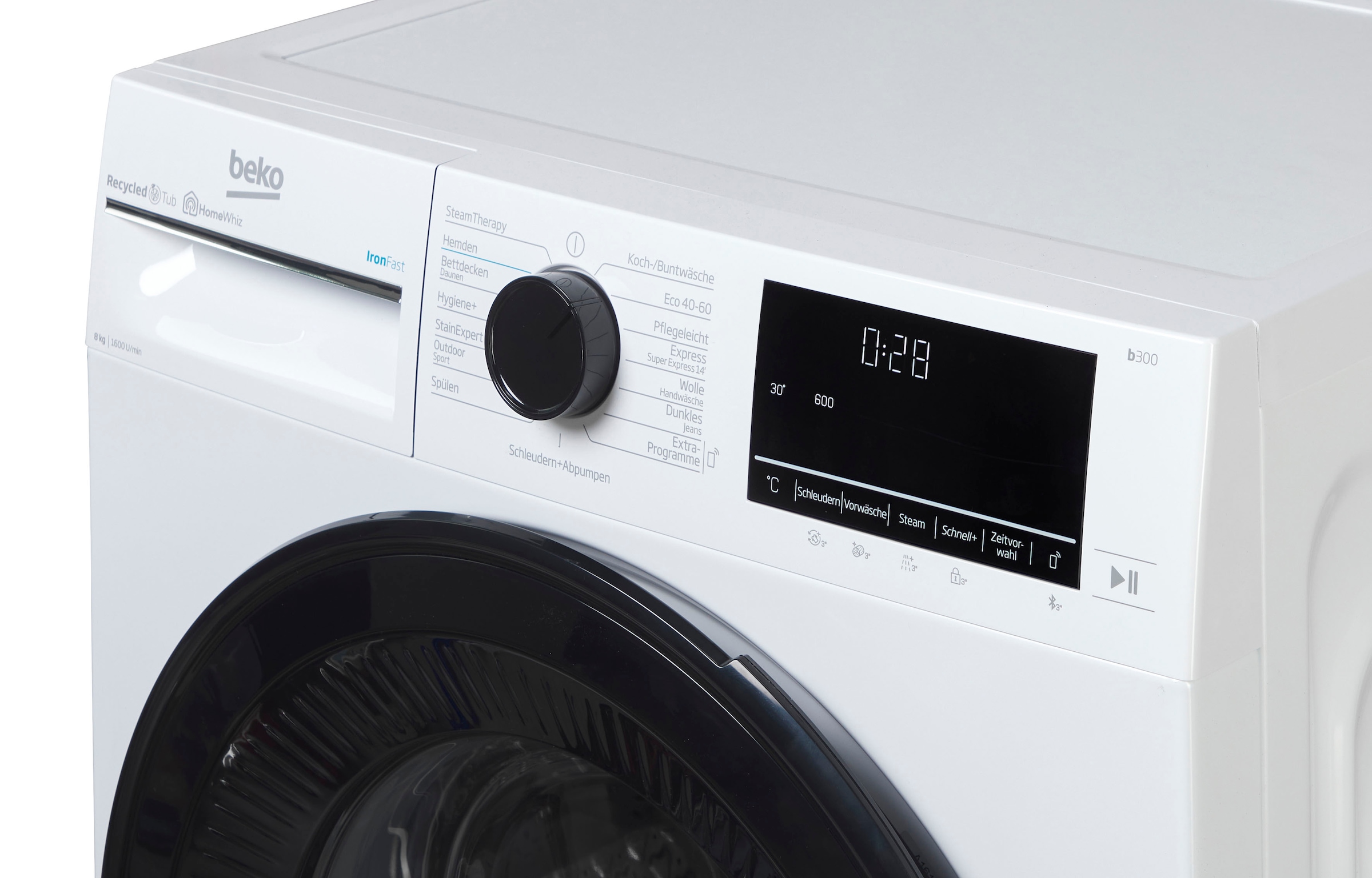 BEKO Waschmaschine »B3WFR58615W 7003440003«, 8 kg, 1600 U/min