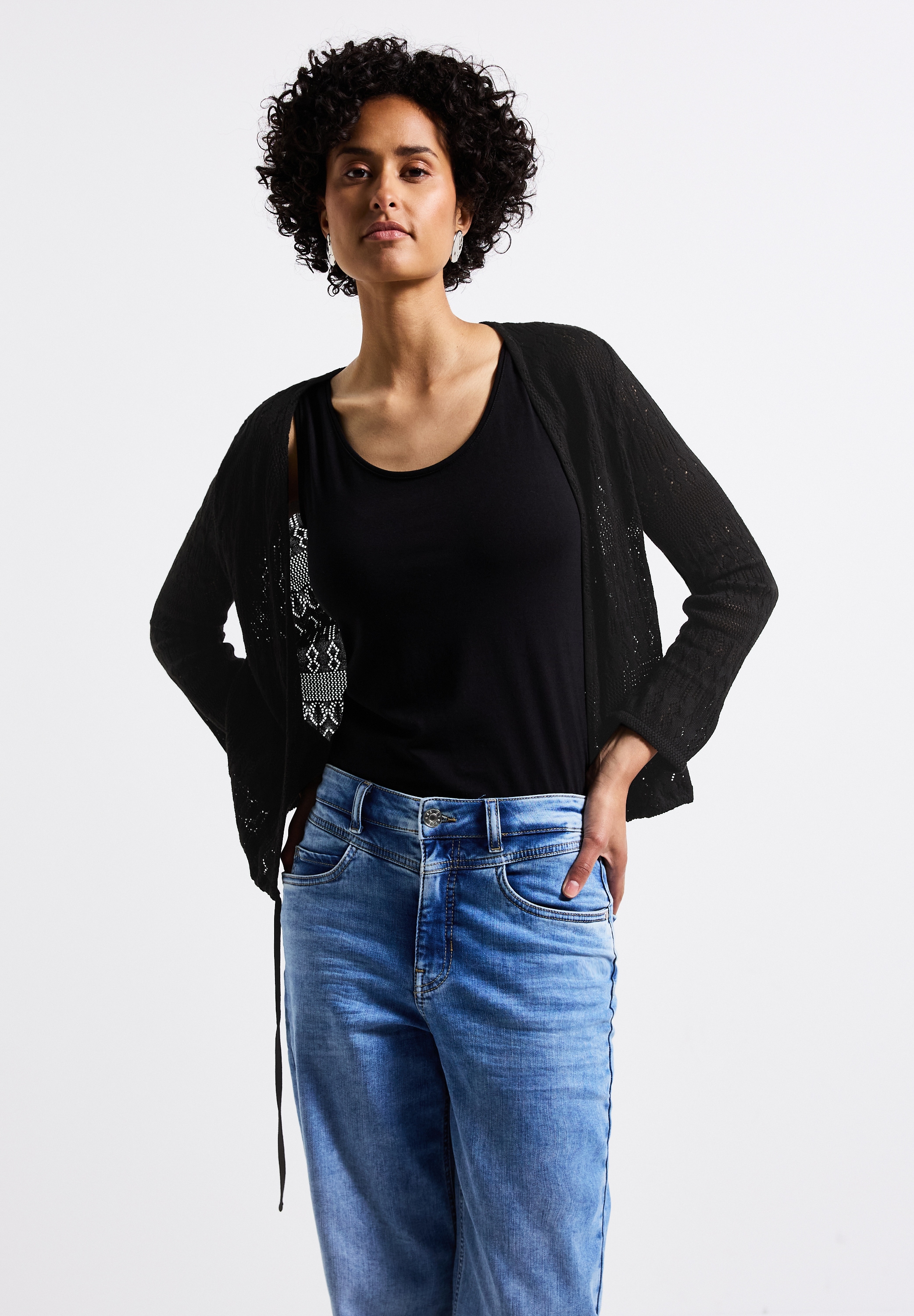 STREET ONE Cardigan, mit 3/4 Ärmeln günstig online kaufen