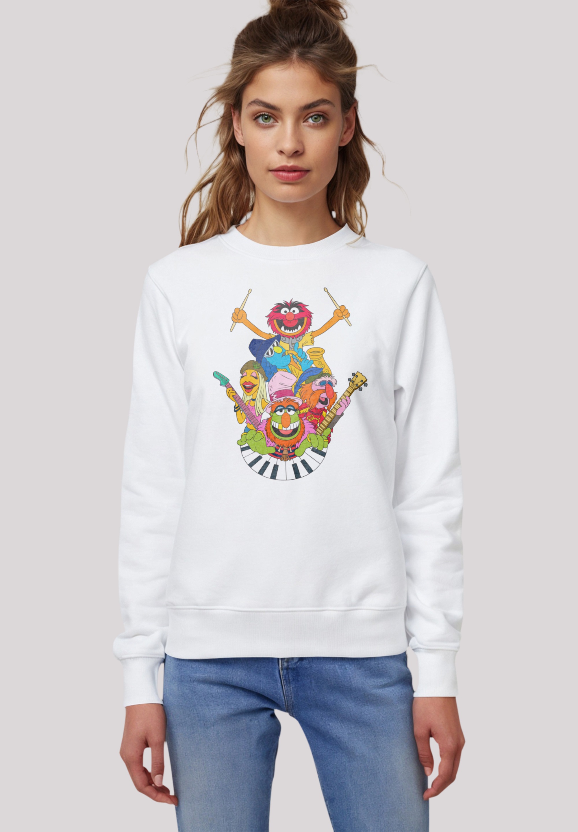 F4NT4STIC Sweatshirt "Disney Muppets Dr. Teeth und The Electric Mayhem", Pr günstig online kaufen