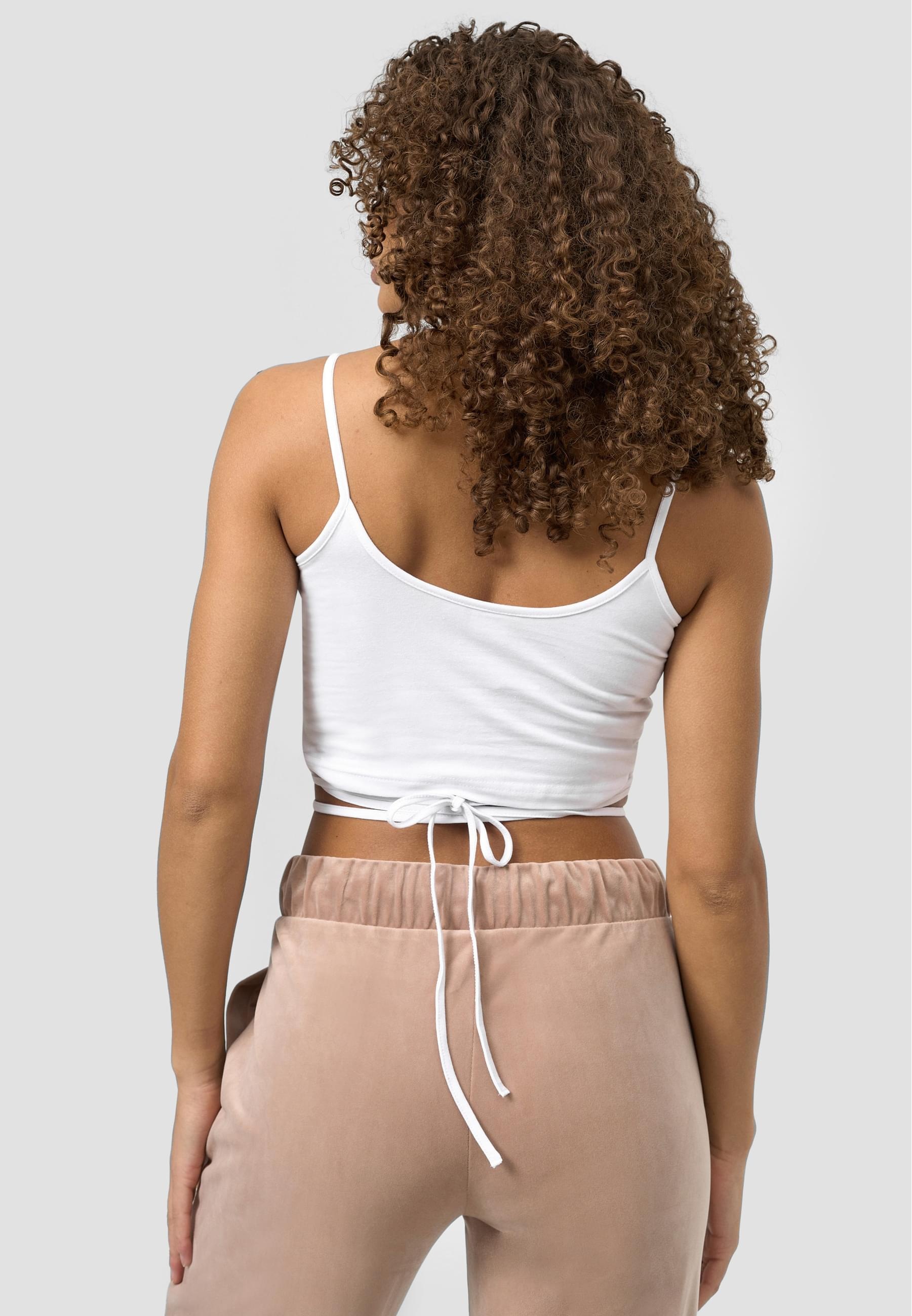 Karl Kani Muskelshirt »Karl Kani Damen KW221-013-2 Small Signature Crop Laced Top«, (1 tlg.)