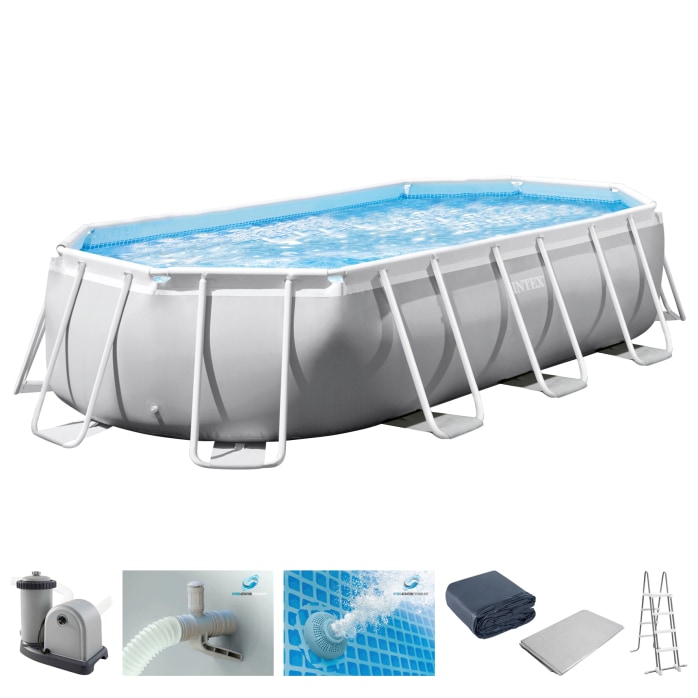 Intex Framepool "Prism Frame" 5-tlg., BxLxH: 274x503x122 cm