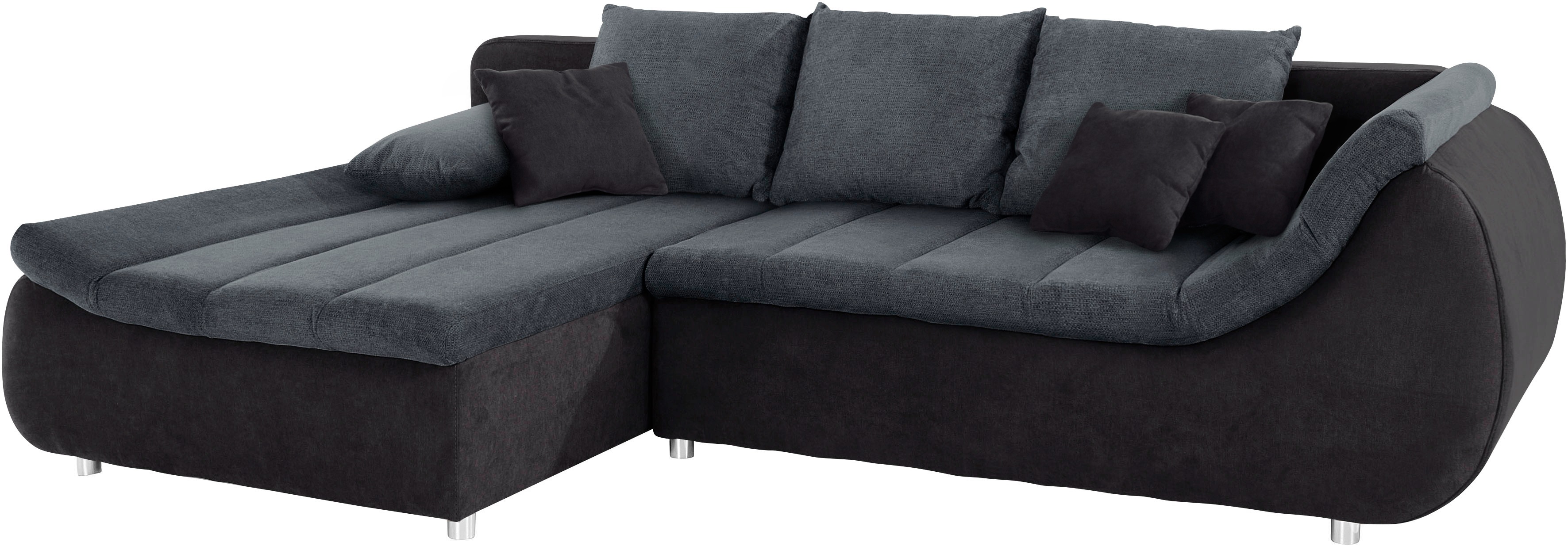 Thumbnail - INOSIGN Ecksofa "Imola, elegant und modern, aktuelle Steppung im Sitz, bequem, L-Form", frei im Raum stellbar, wahlweise...