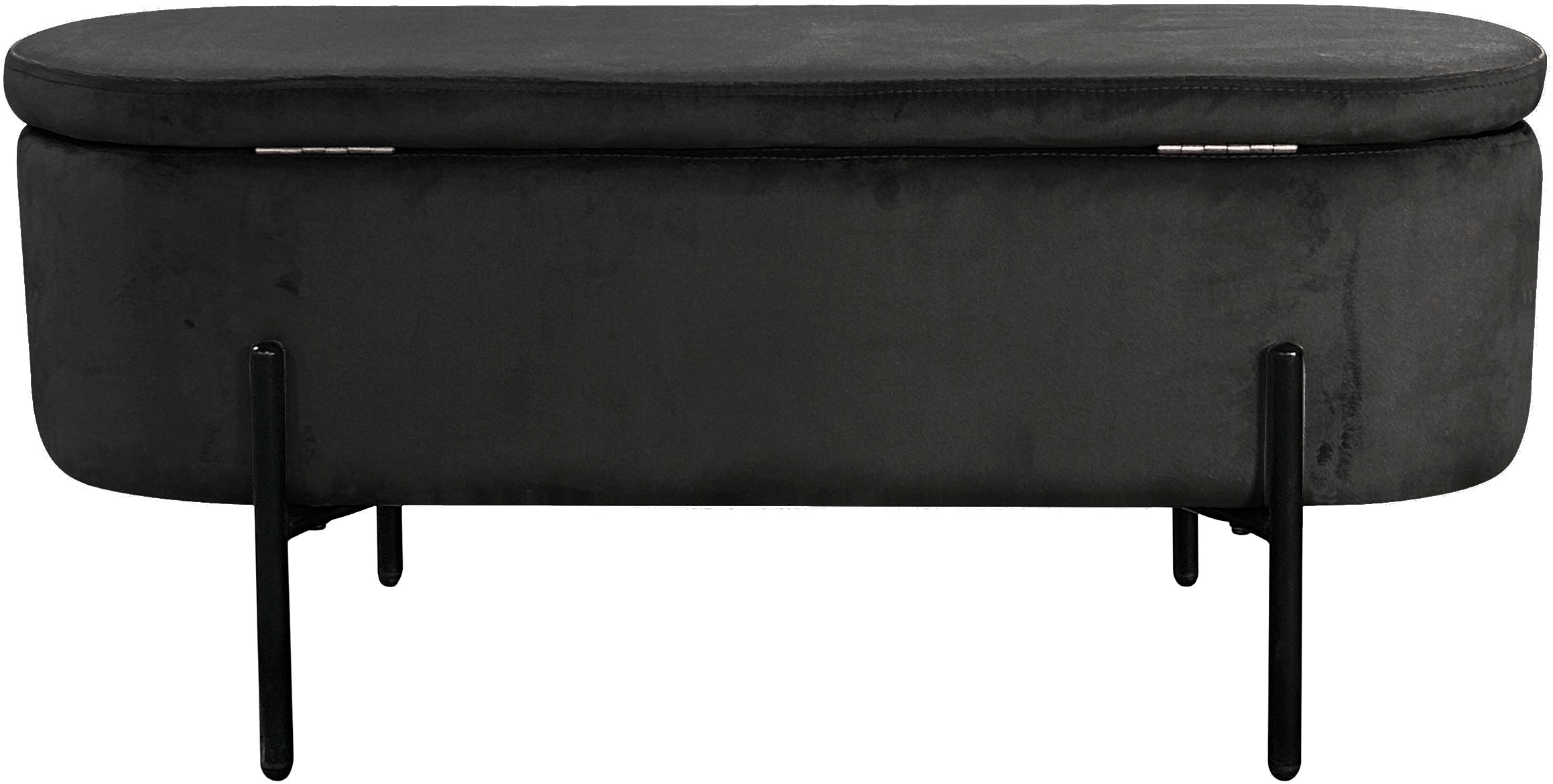 byLIVING Sitzbank »NOVA« Samt, mit Stauraum/Truhe, Innenmaß Truhe 26,5 x 83cm, Höhe: 19 cm