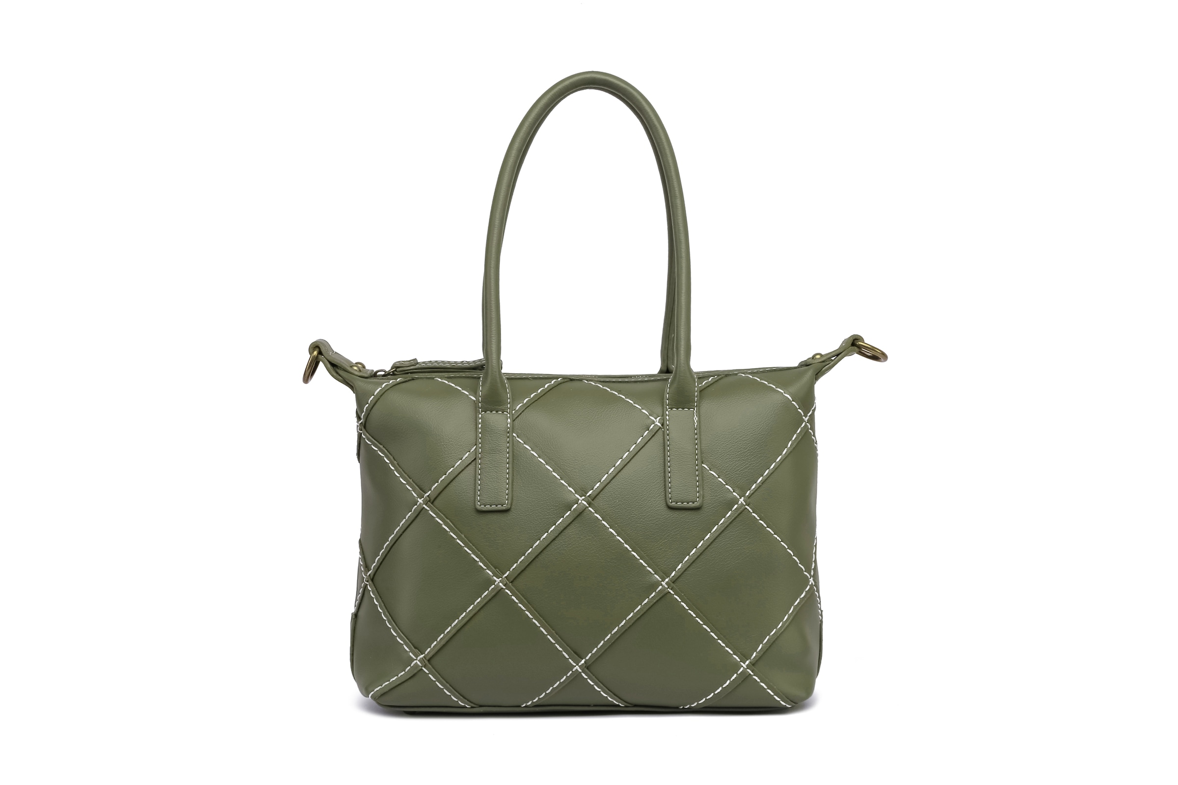 COLLEZIONE ALESSANDRO Schultertasche »Patches«, handwerklich gefertigt mit Kontrastnaht