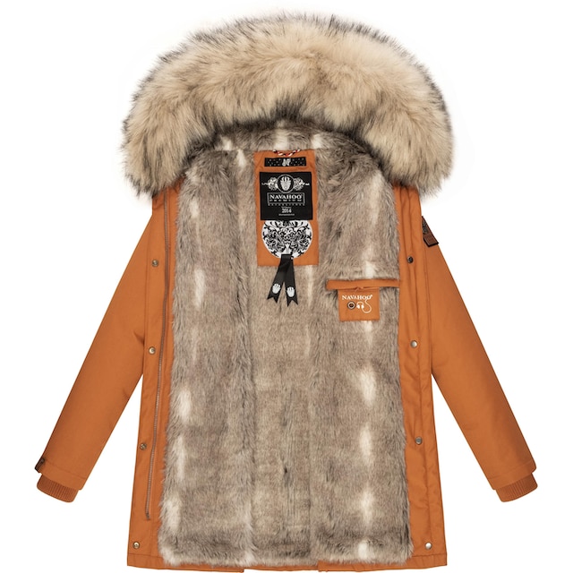 Navahoo Wintermantel »Cristal«, stylischer Damen Winterparka mit Kunstfell-Kapuze  für kaufen | BAUR