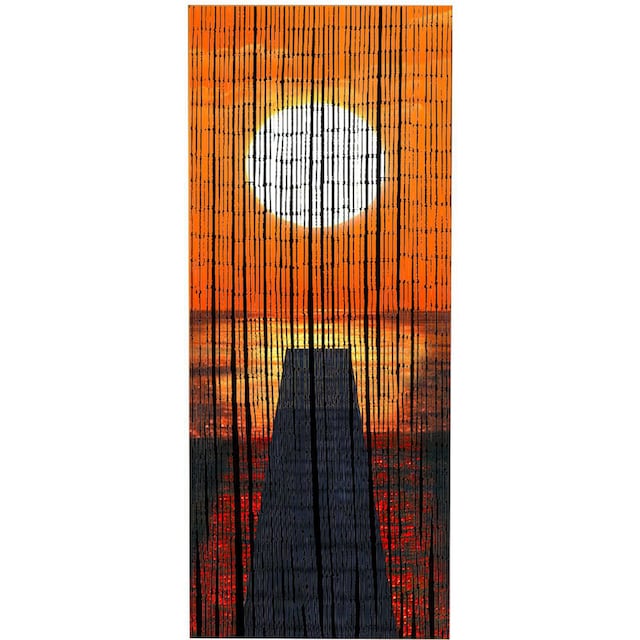 WENKO Türvorhang »Sonnenuntergang«, (1 St.), handgearbeitet kaufen | BAUR
