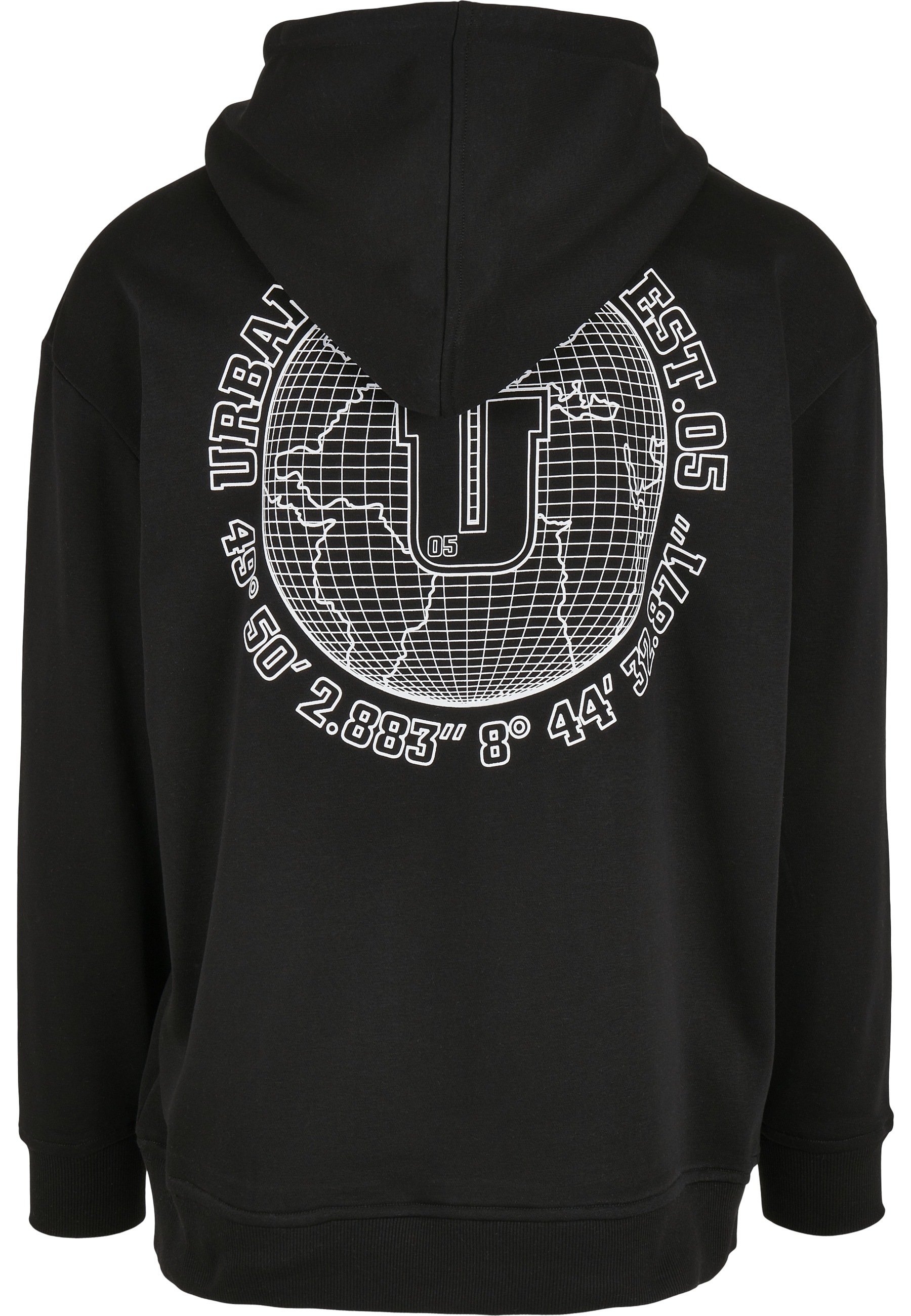 URBAN CLASSICS Rundhalspullover "Urban Classics Herren Globetrotter Hoody" günstig online kaufen