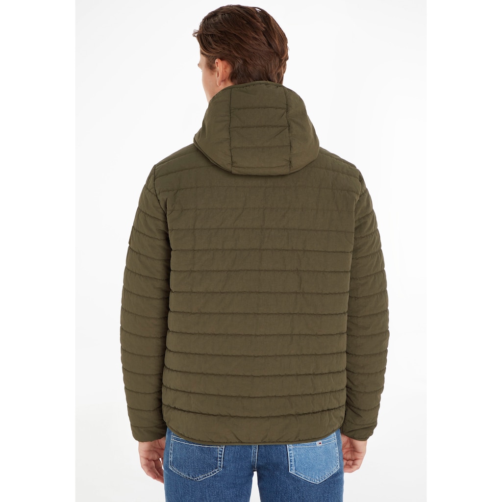 Tommy Hilfiger Steppjacke »GMD PADDED HOODED JACKET«, mit Kapuze