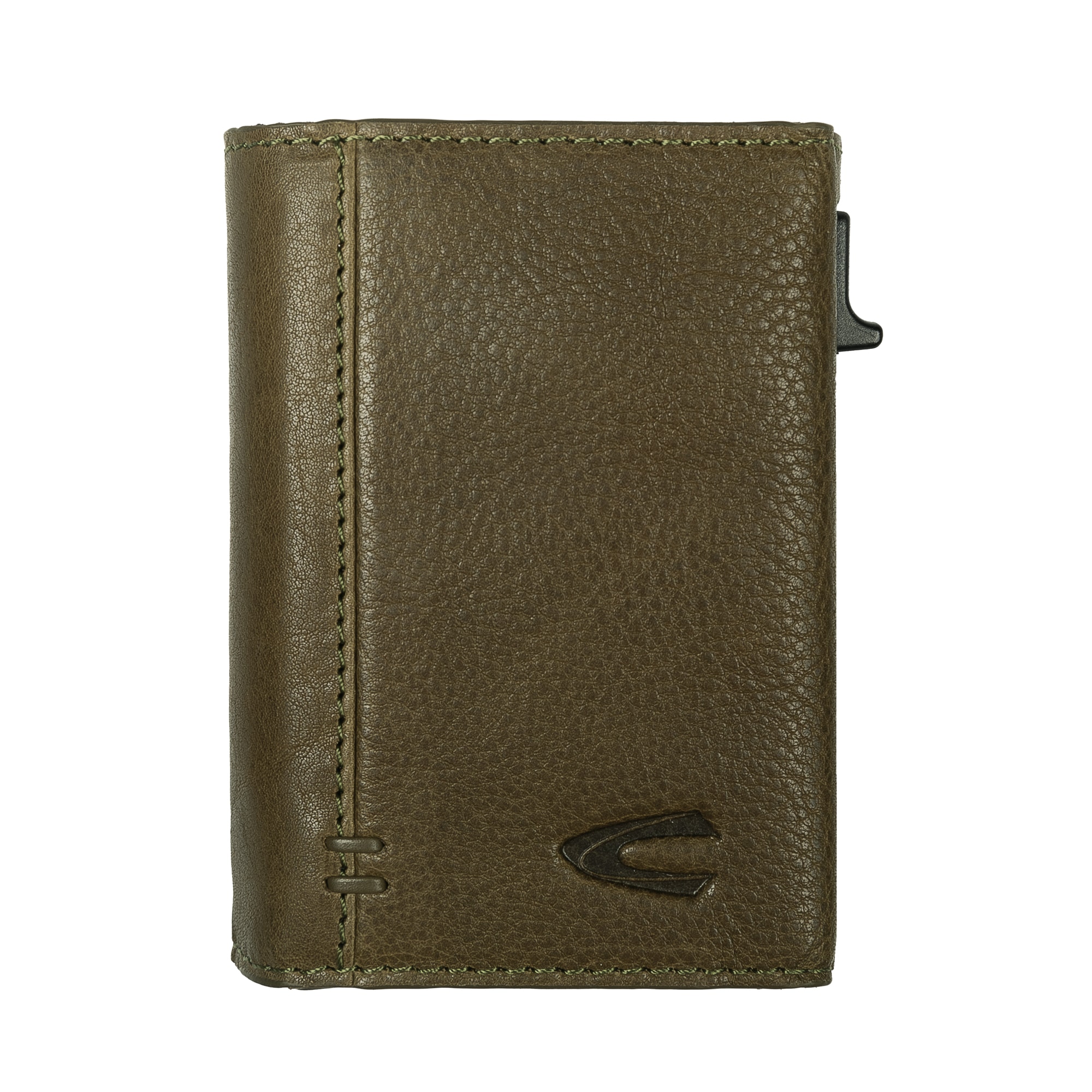 camel active Kartenetui "Thunder" Leder-Herrenbörse mit Kartenschieber, Magnethalterung und RFID-Schutz