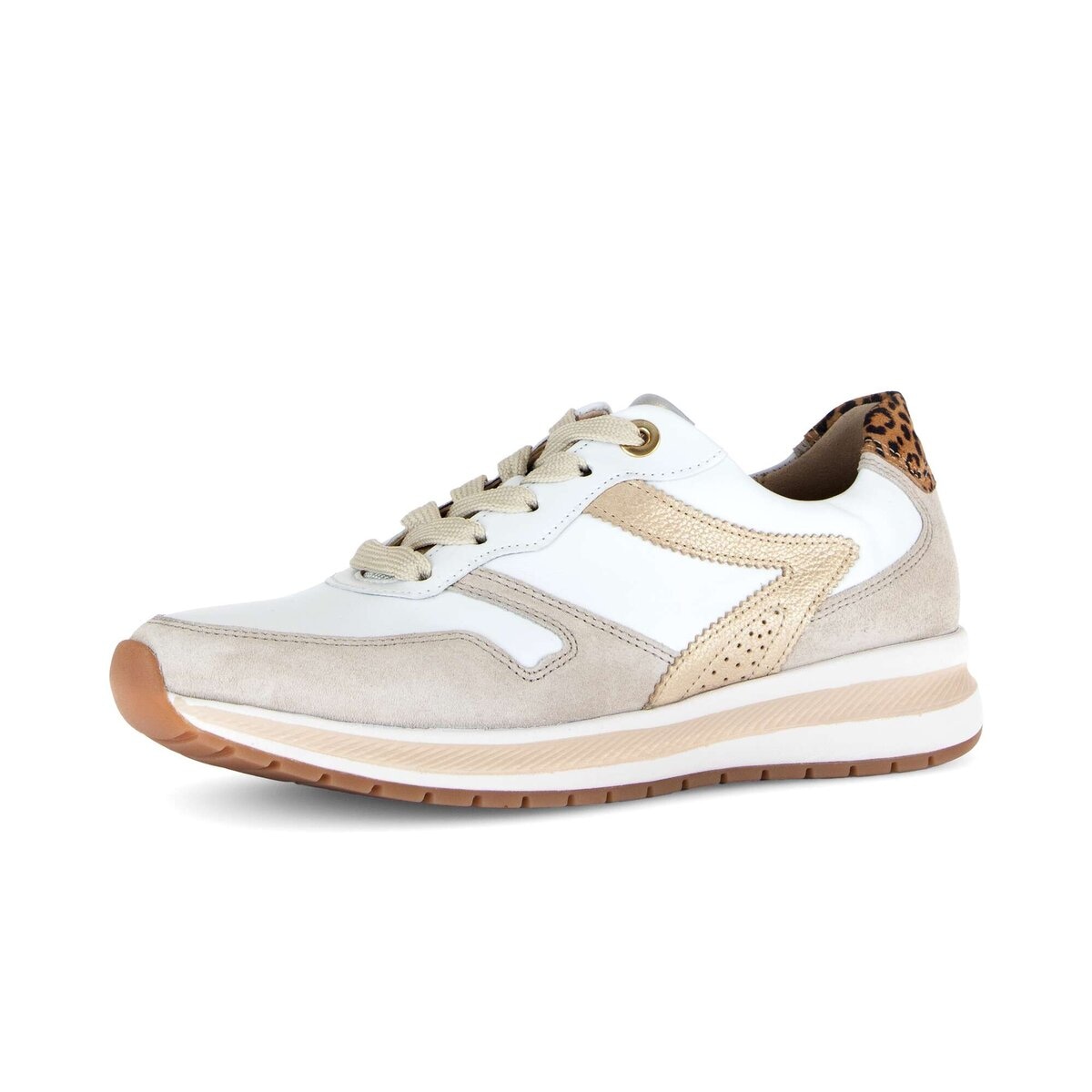 Gabor Sneaker "Sneaker low Materialmix Leder" günstig online kaufen