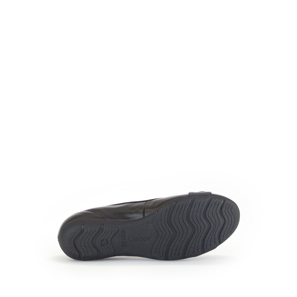 Ballerina GABOR "Sportliche Ballerina", Damen, Gr. 35, schwarz, Schuhe Ballerina 3