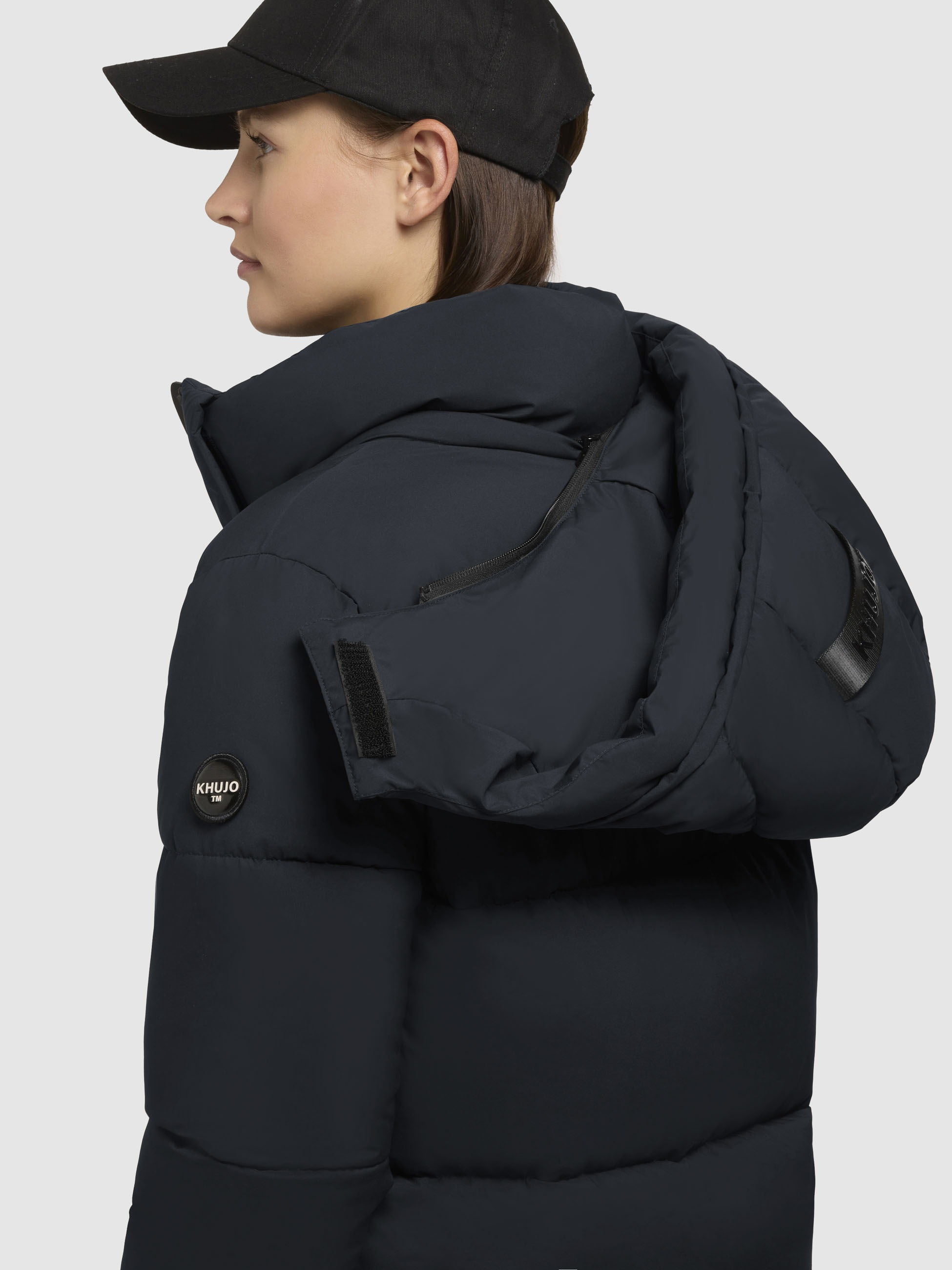 khujo Steppjacke »HAYA MATT«, mit Kapuze
