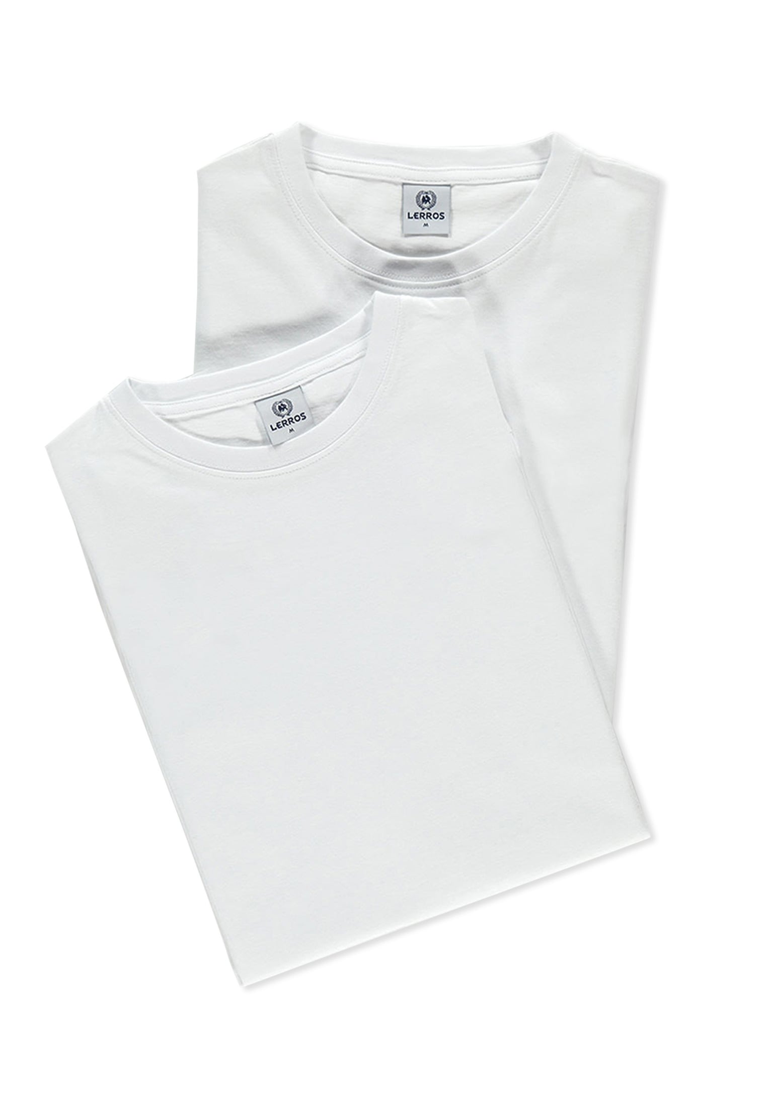 T-Shirt »LERROS Rundhals Doppelpack T-Shirt in Premium Baumwollqualität«