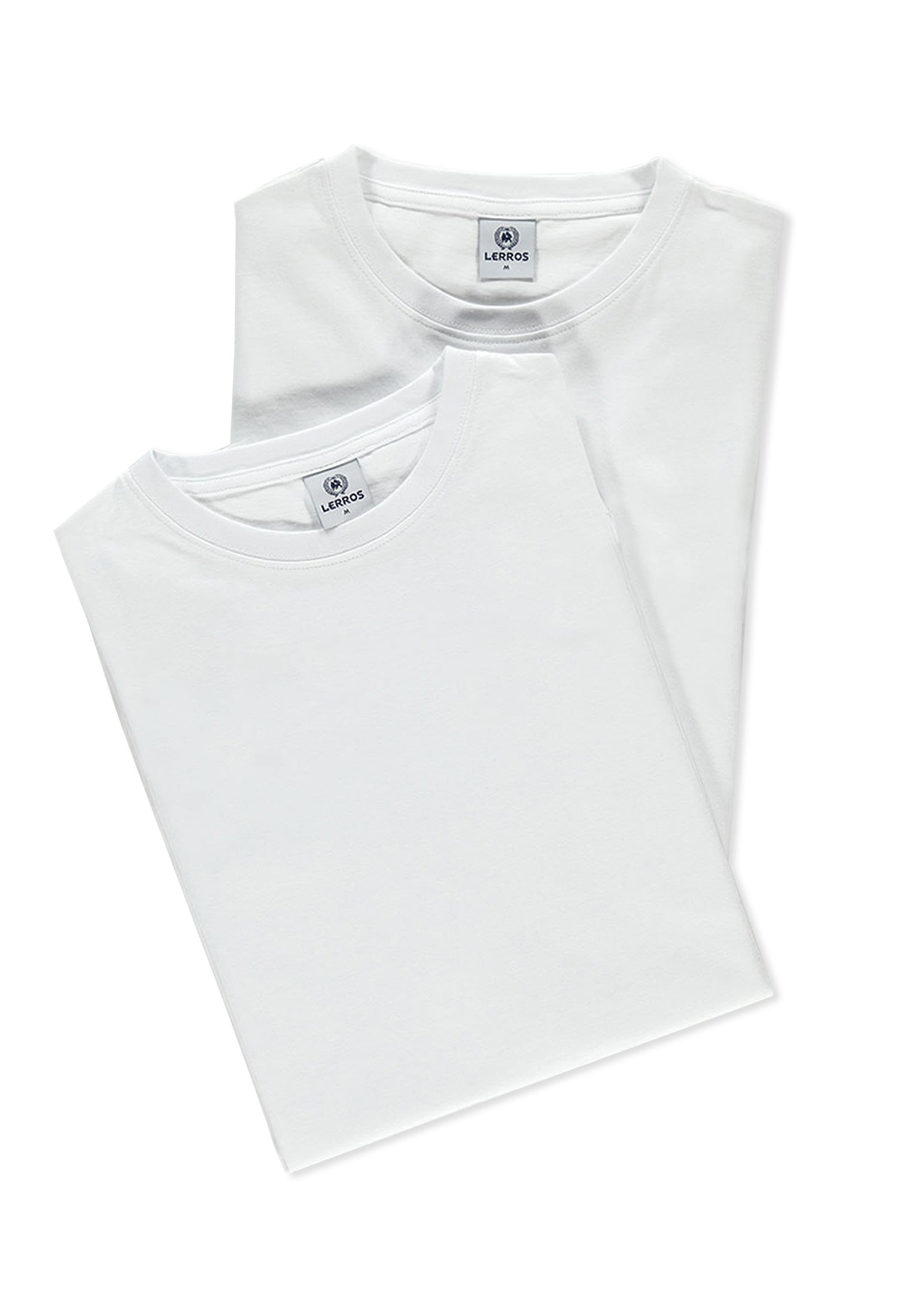 LERROS "Rundhals Doppelpack T-Shirt in Premium Baumwollqualität"