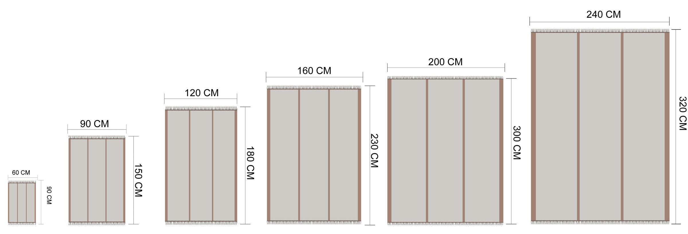 LeGer Home by Lena Gercke Teppich »Lenia, handgewebt, Jute« rechteckig 10 mm Höhe mit Fransen, Teppich, Wohnzimmer, Schlafzimmer, Esszimmer