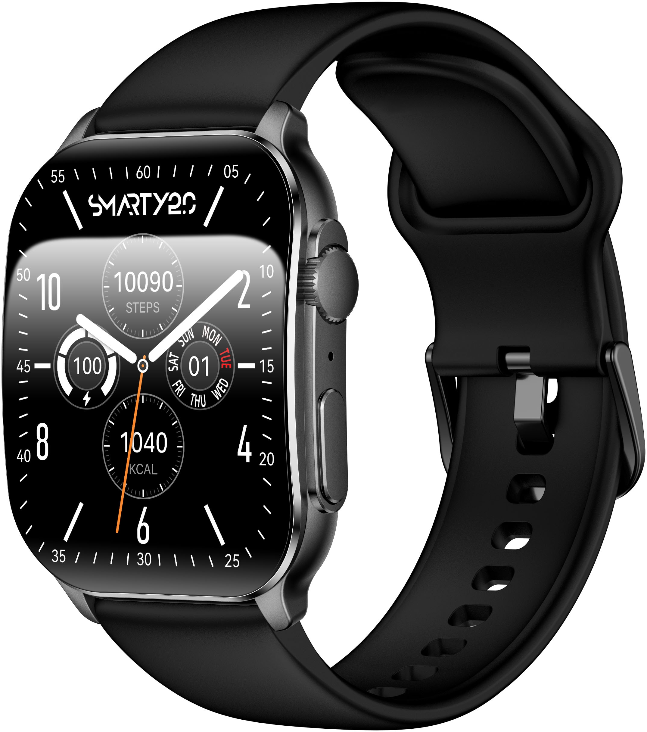 SMARTY 2.0 Smartwatch, Armbanduhr, Damenuhr, Herrenuhr, Android5.0+, Apple iOS 9.0+)