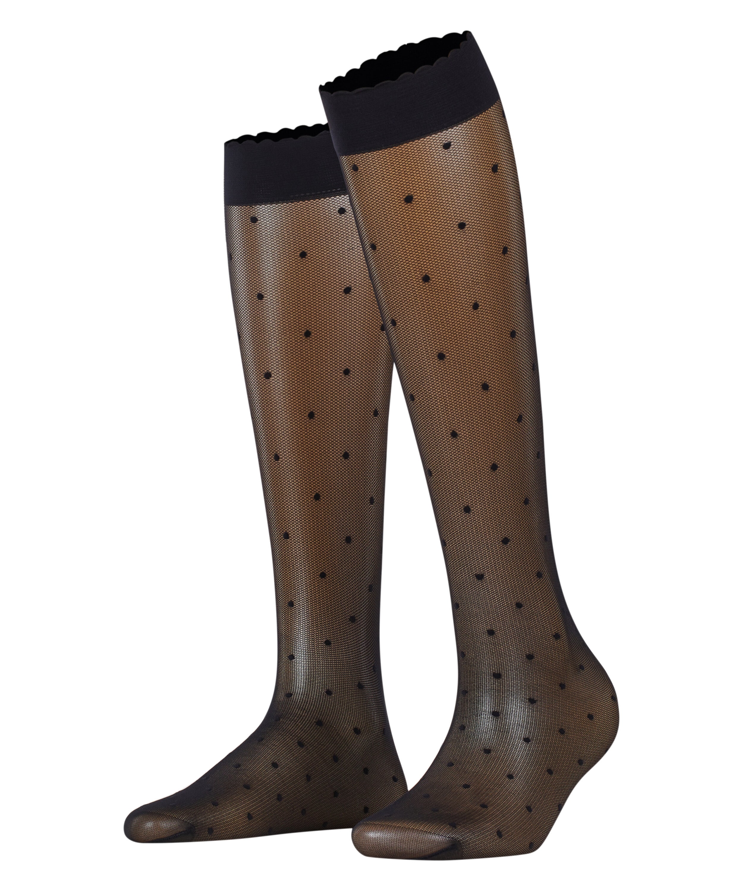 FALKE Kniestrümpfe "Dot" 15 DEN 1 Paar tlg.