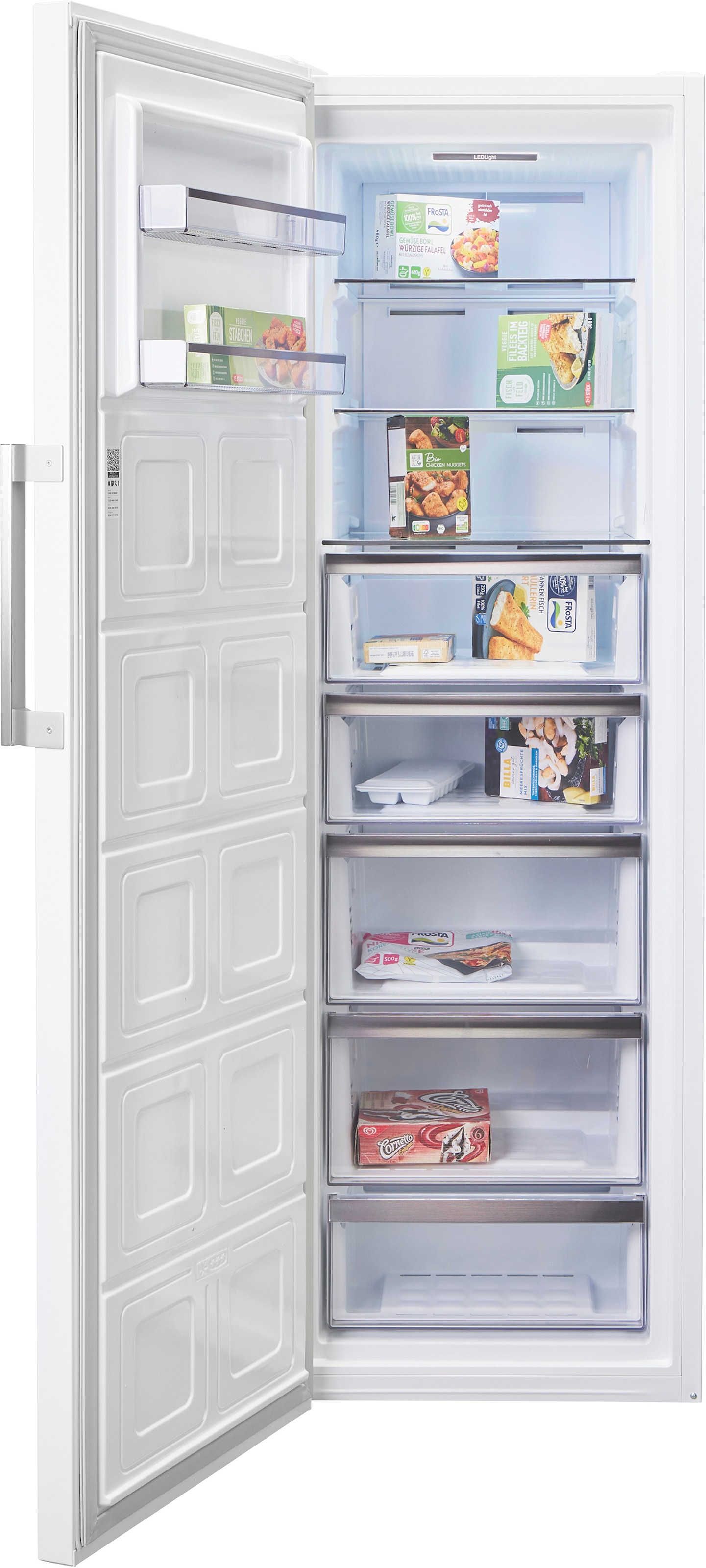 BAUKNECHT Gefrierschrank NoFrost »GKN W18660C« 186,5 cm hoch 59,7 cm breit No Frost - nie wieder abtauen