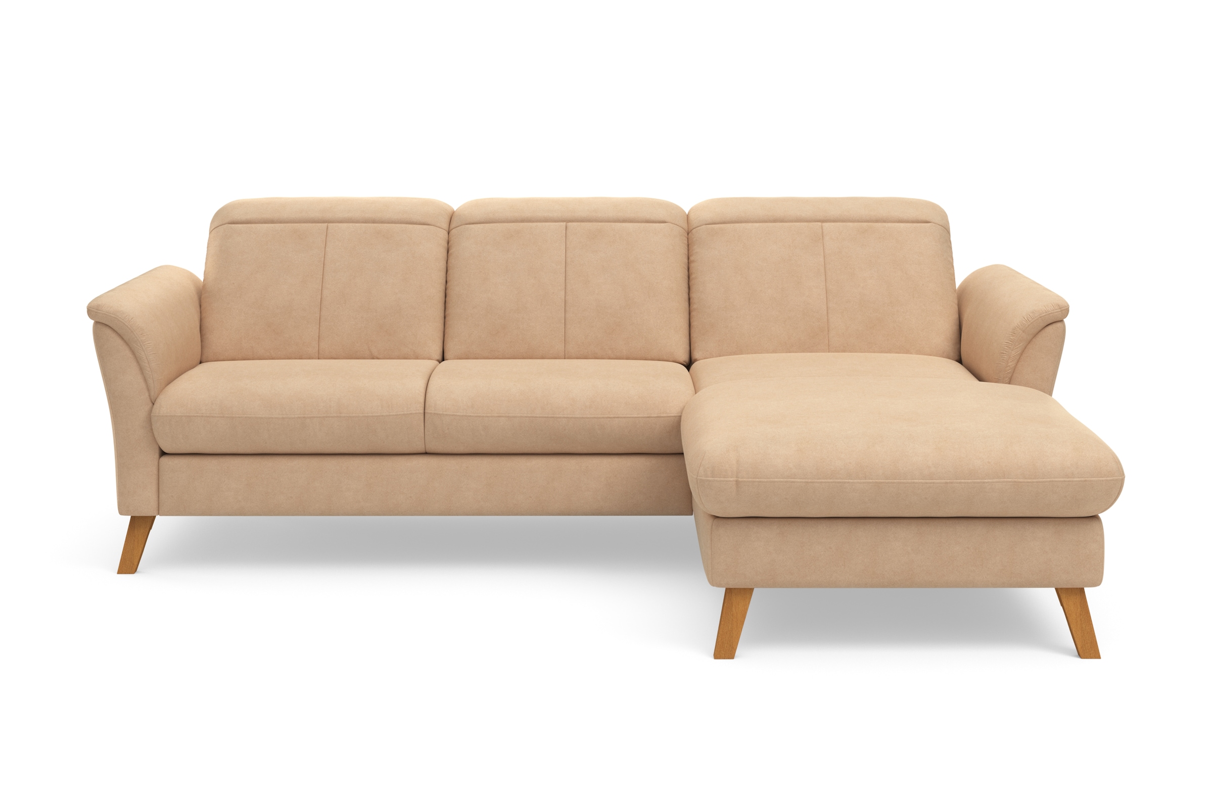 Ecksofa SIT & MORE, B:245cm H:91cm T:178cm, braun, 100% Polyester, Wohnzimmer, Sofas, "Romero L-Form", wahlweise mit oder ohne Relax-Funktion,