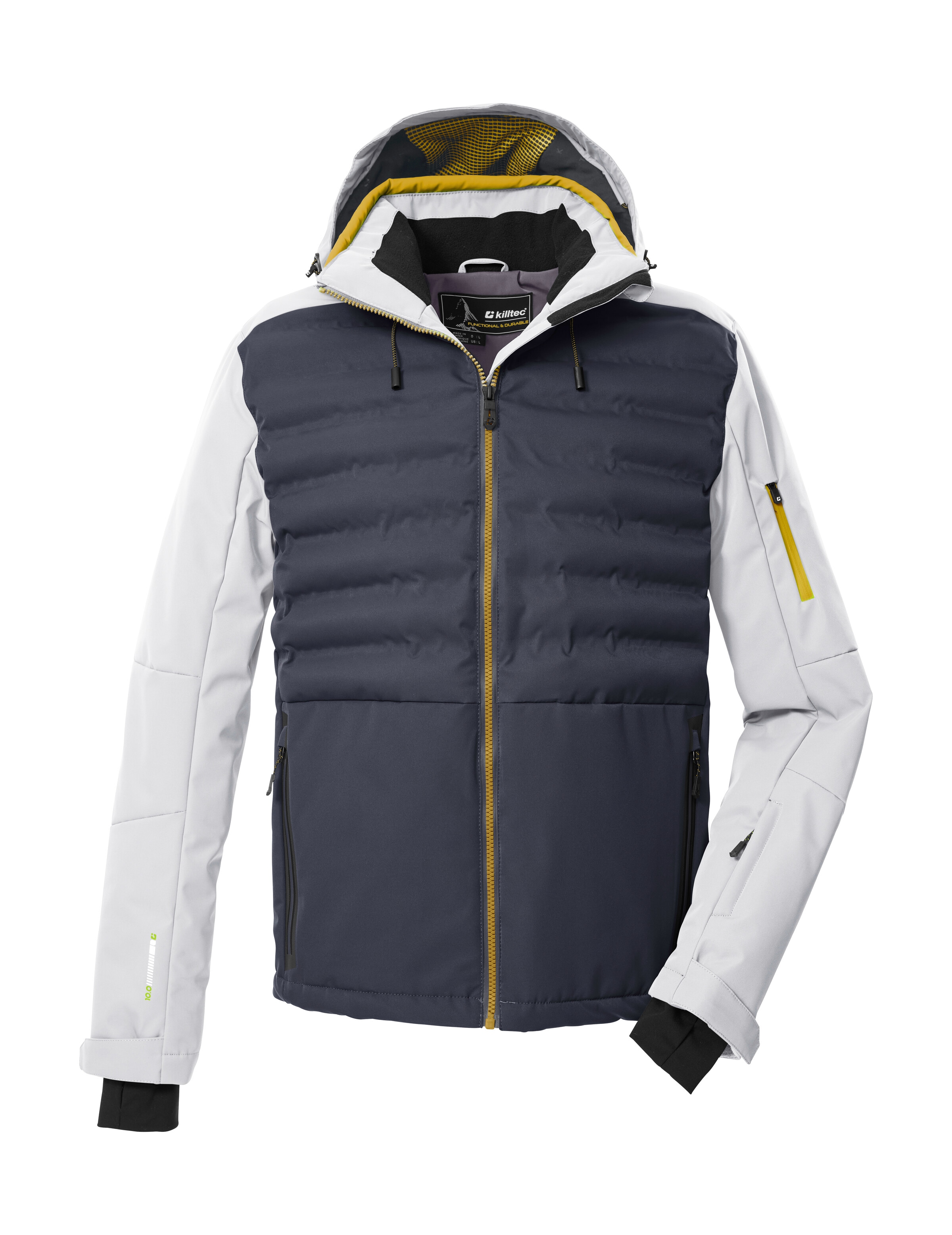 Killtec Skijacke "KSW 72 MN SKI JCKT" Moderne Hybridoptik, winddicht, wasse günstig online kaufen