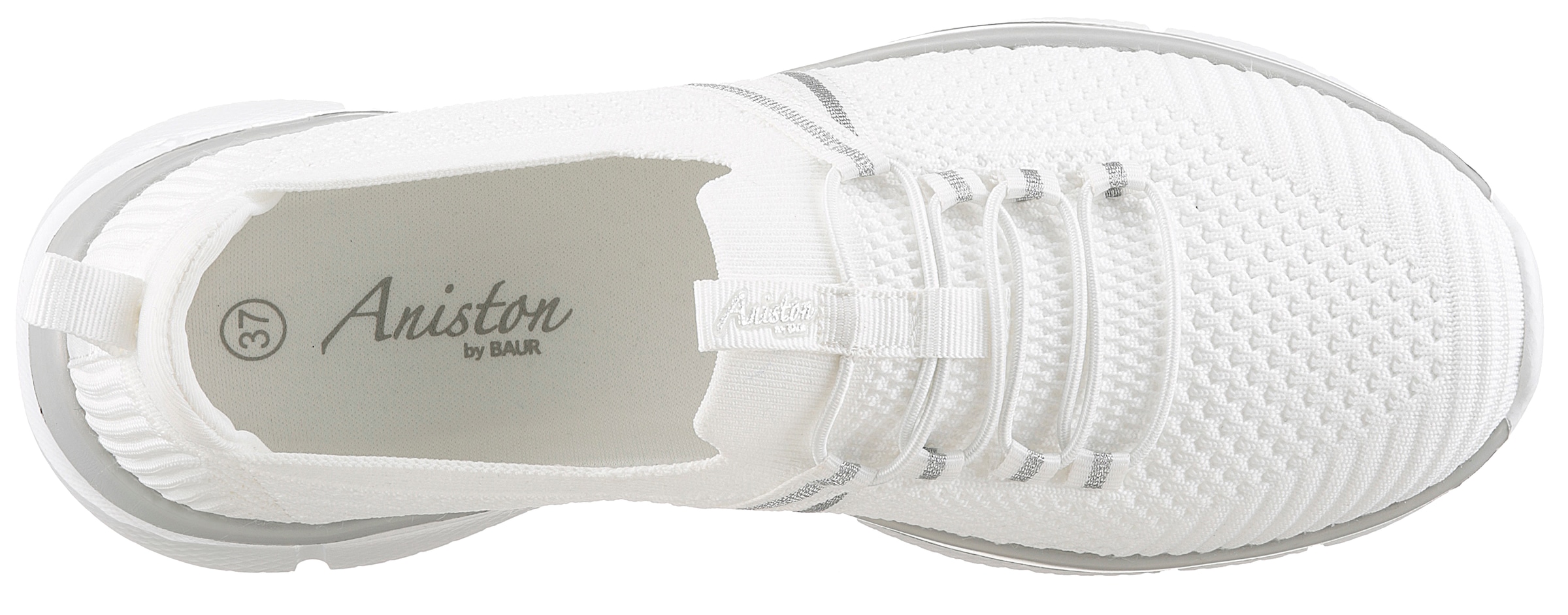 Aniston SHOES Slip-On Sneaker, Freizeitschuh, Halbschuh, Schnürschuh - NEUE KOLLEKTION
