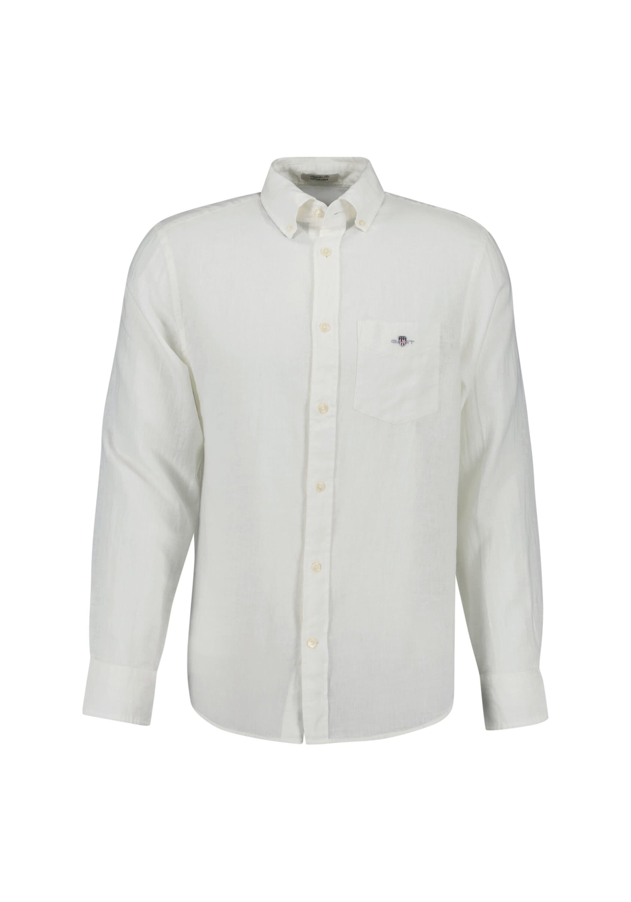 Gant Langarmhemd "Hemd REGULAR COTTON LINEN SHIRT 1er Pack" 1 tlg. günstig online kaufen