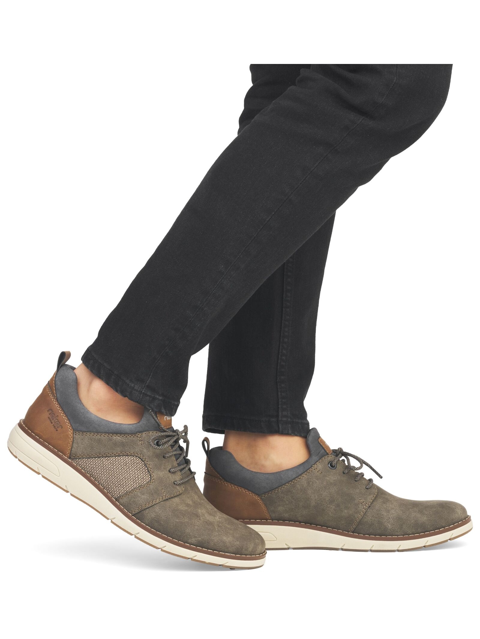 Rieker Schnürschuh »Rieker Halbschuhe Lederimitat/Textil«