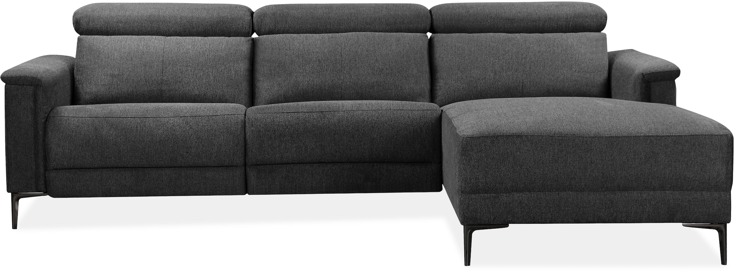 Home affaire Ecksofa "LUND, L-Form, 261cm, man. o. elektr. Relaxfunktion (m günstig online kaufen