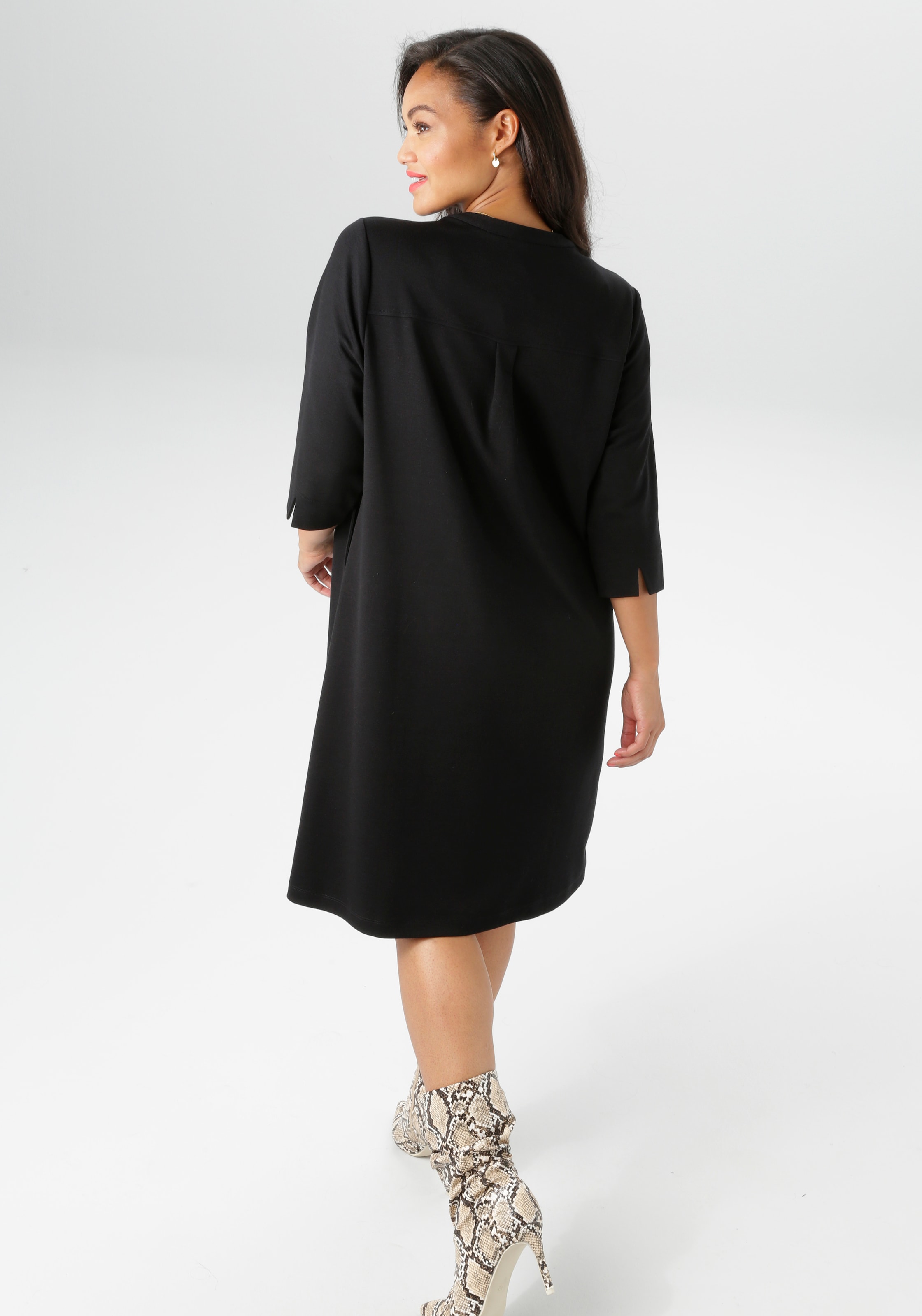 Aniston PLUS Jerseykleid, mit praktische Eingrifftaschen - NEUE KOLLEKTION