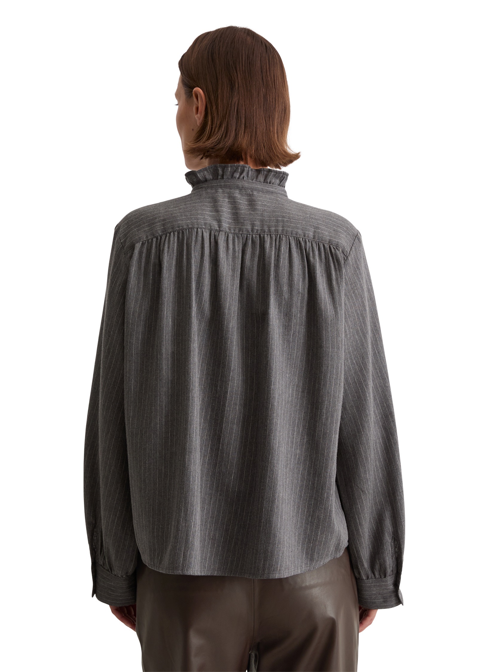 Thumbnail - Marc OPolo Langarmbluse "aus Baumwoll-Satin"