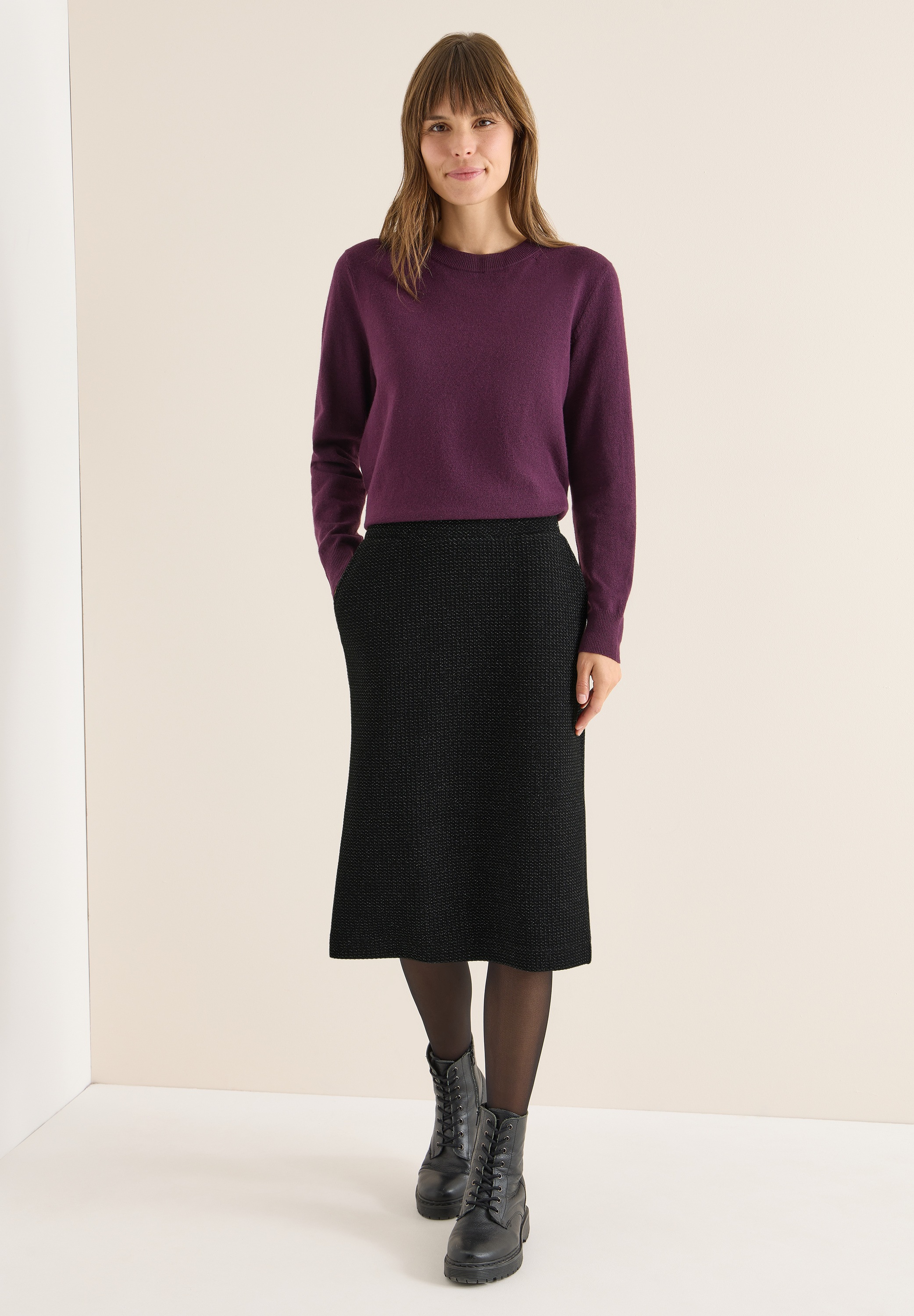 Cecil Maxirock mit Glitzerdetails