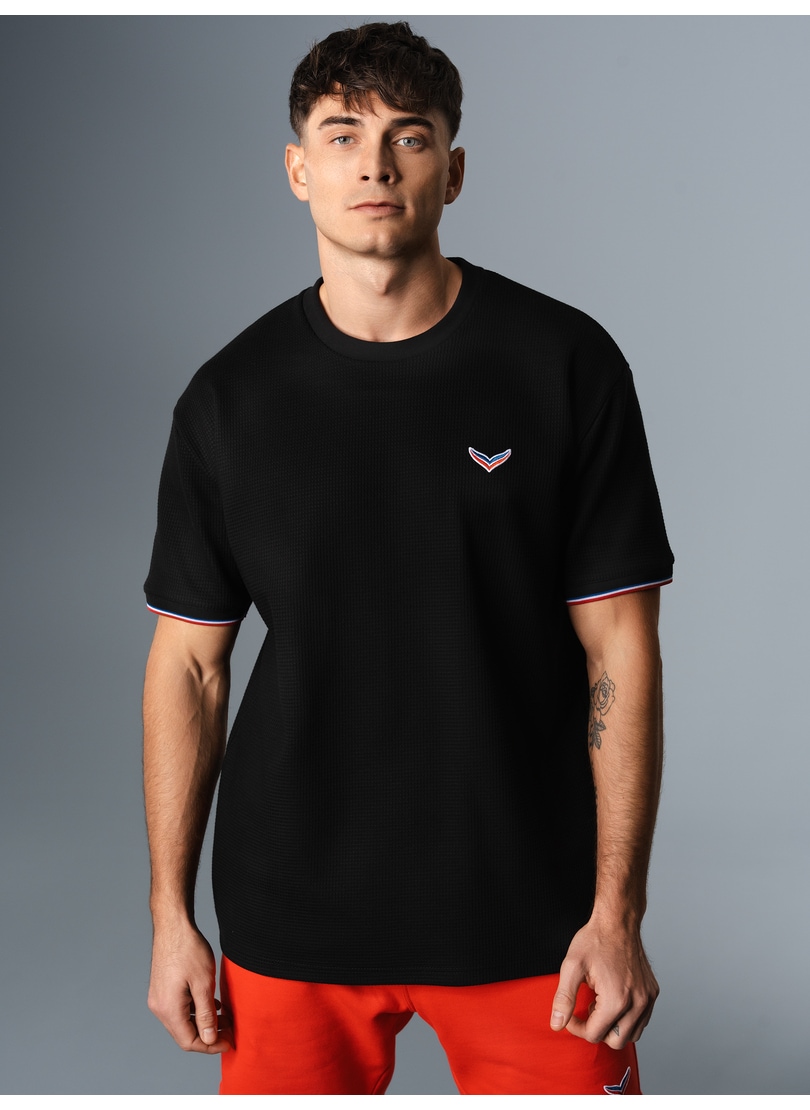 Trigema T-Shirt "TRIGEMA Oversized T-Shirt in Waffeloptik" 1 Stk. tlg. günstig online kaufen