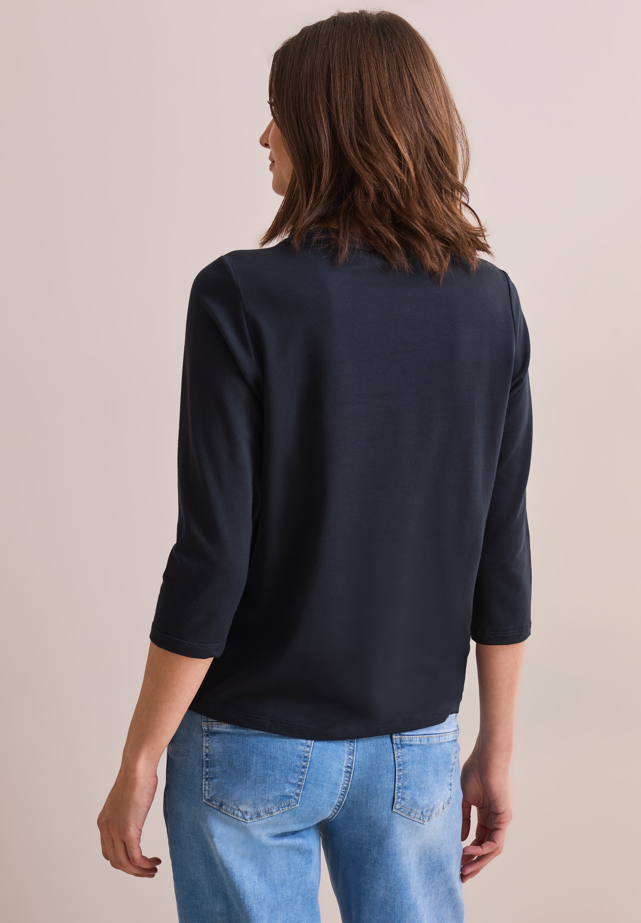 Cecil Print-Shirt, mit U-Boot-Ausschnitt