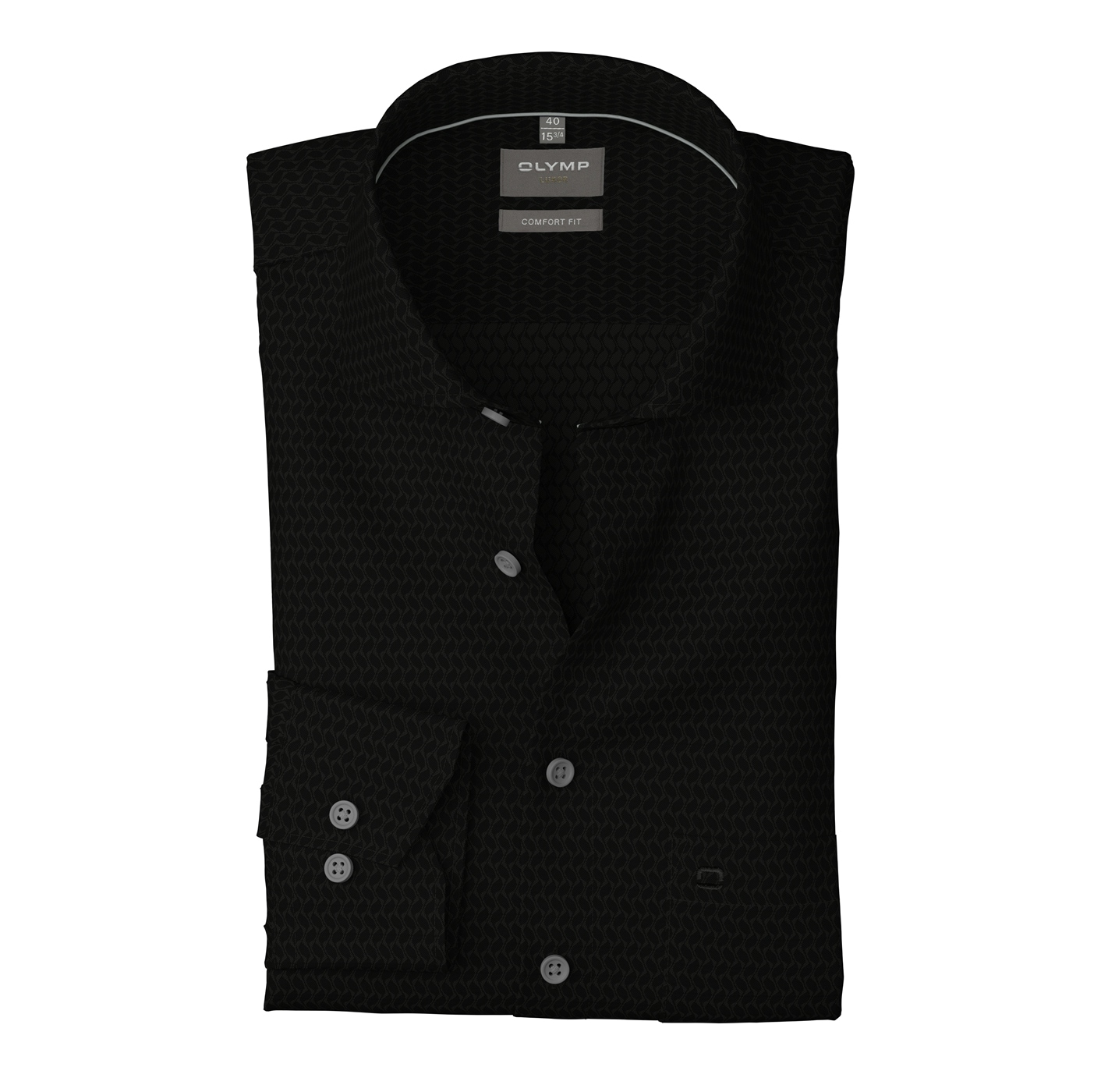 OLYMP Langarmhemd "Luxor comfort fit", Struktur - Satin, comfort fit, Busin günstig online kaufen