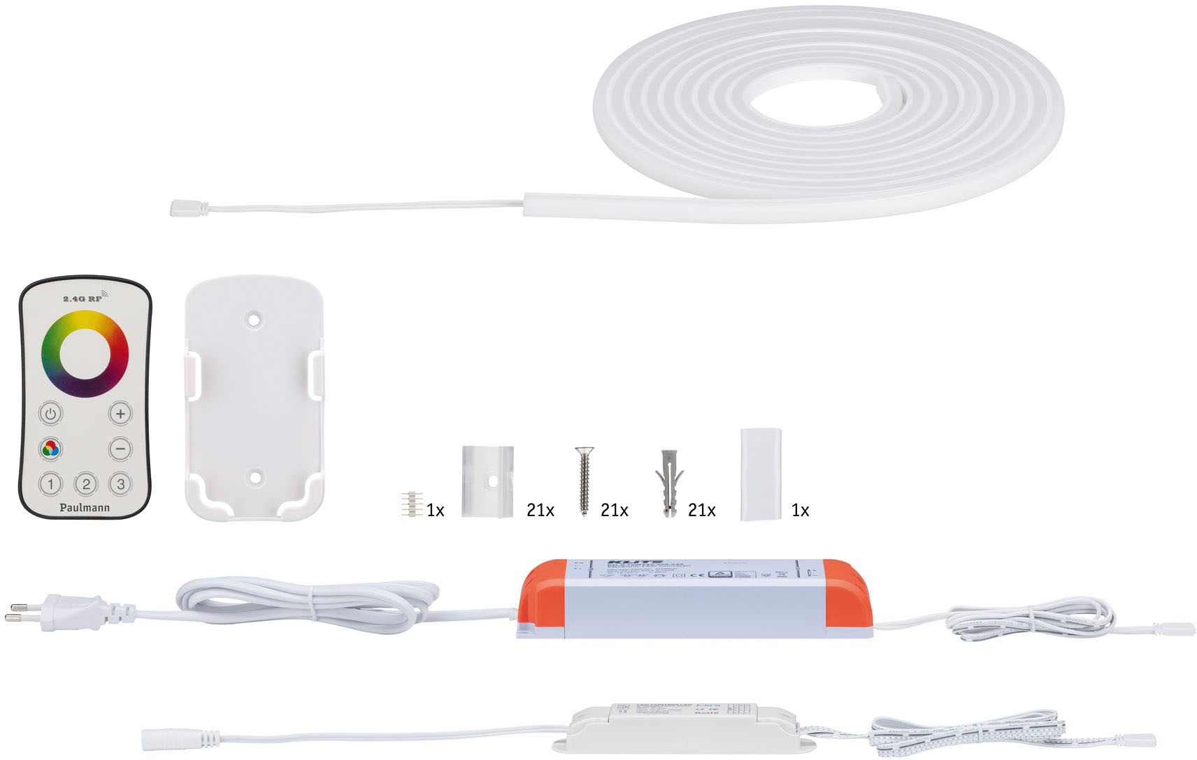 Paulmann LED-Streifen »MaxLED Flow Basisset 5m RGB inkl. Fernbedienung«