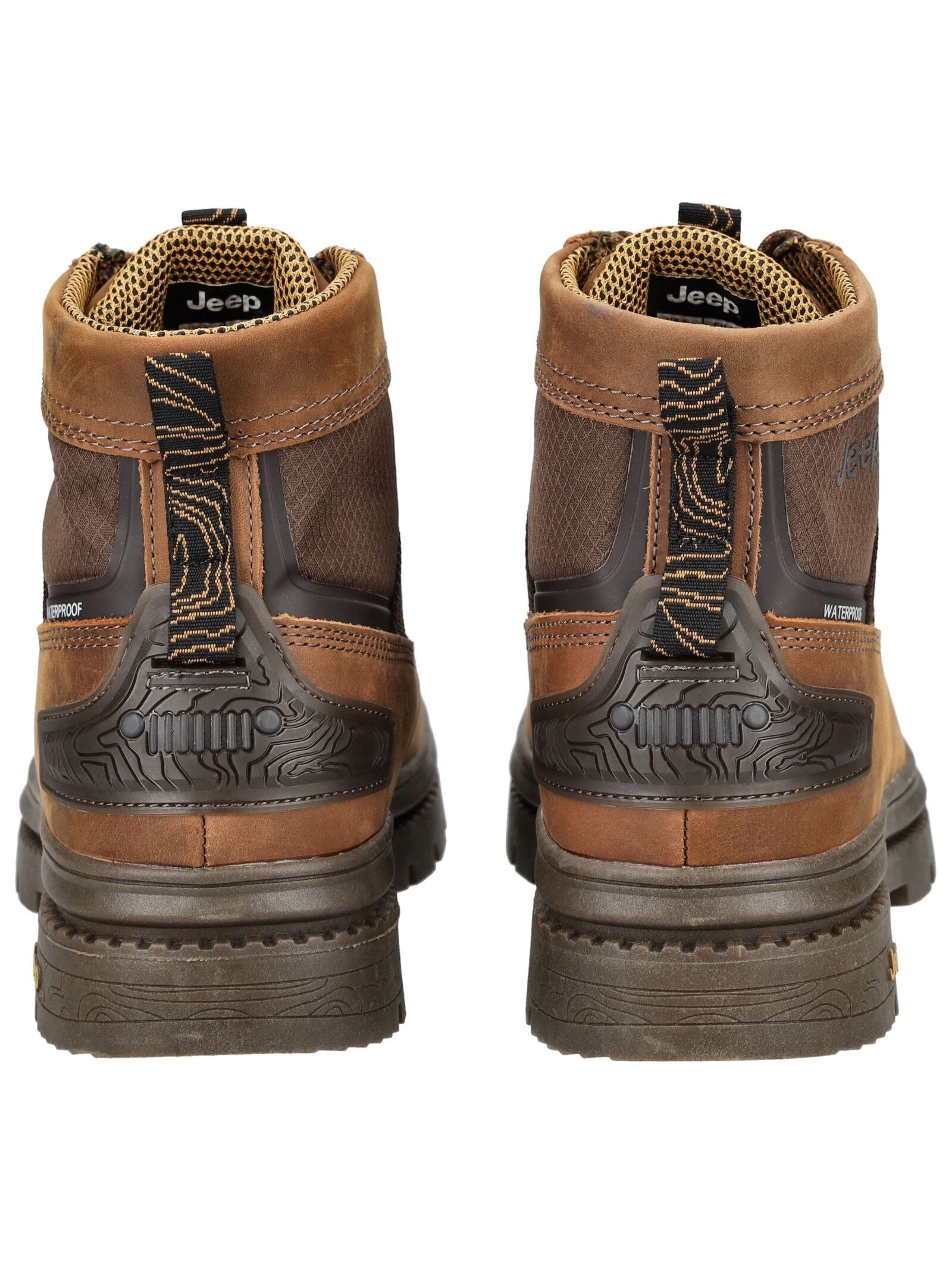 Jeep Schnürstiefelette »Jeep Stiefelette Leder/Textil«