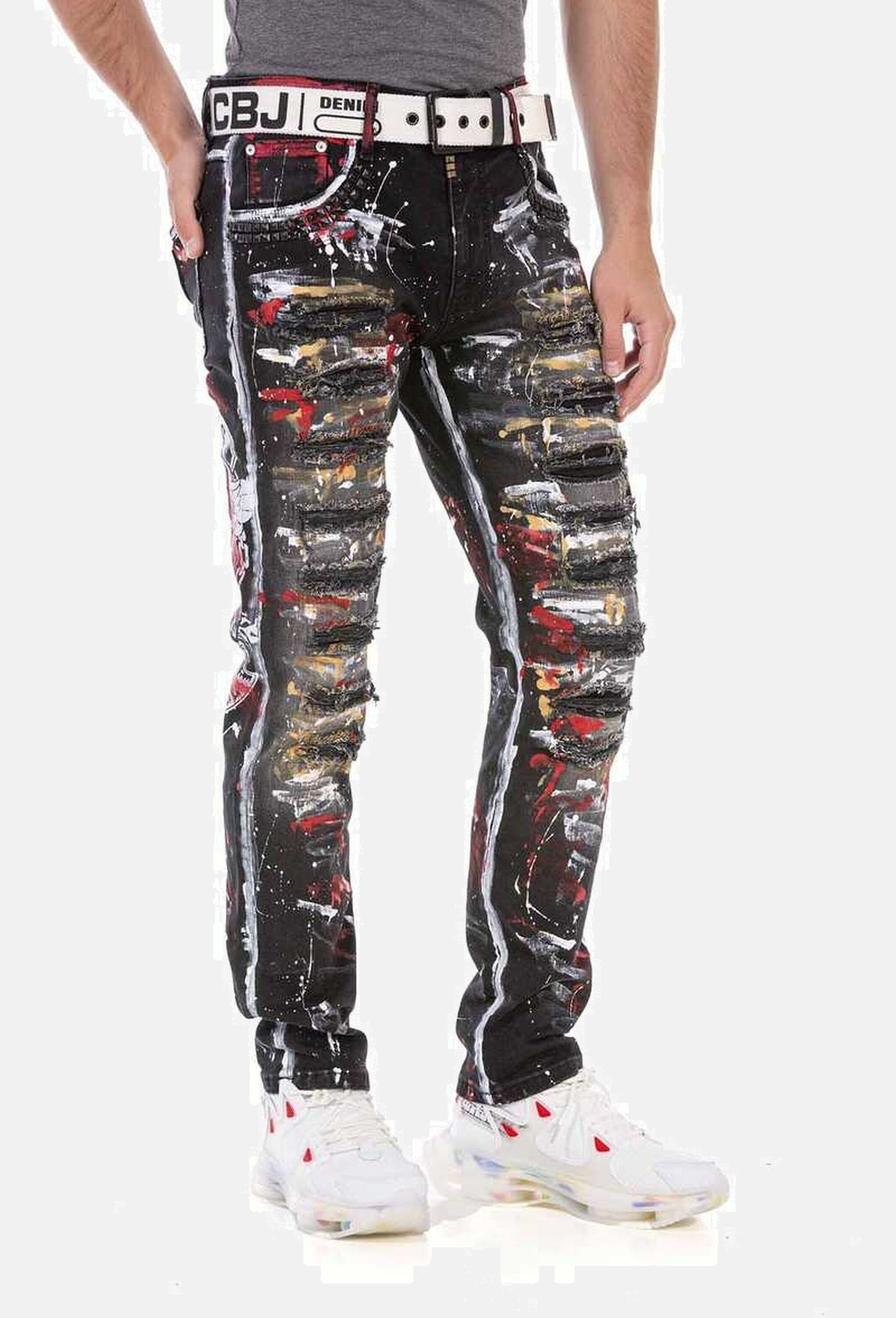 Cipo & Baxx 5-Pocket-Jeans »Cipo & Baxx Jeans« im coolen Streetstyle, CD715