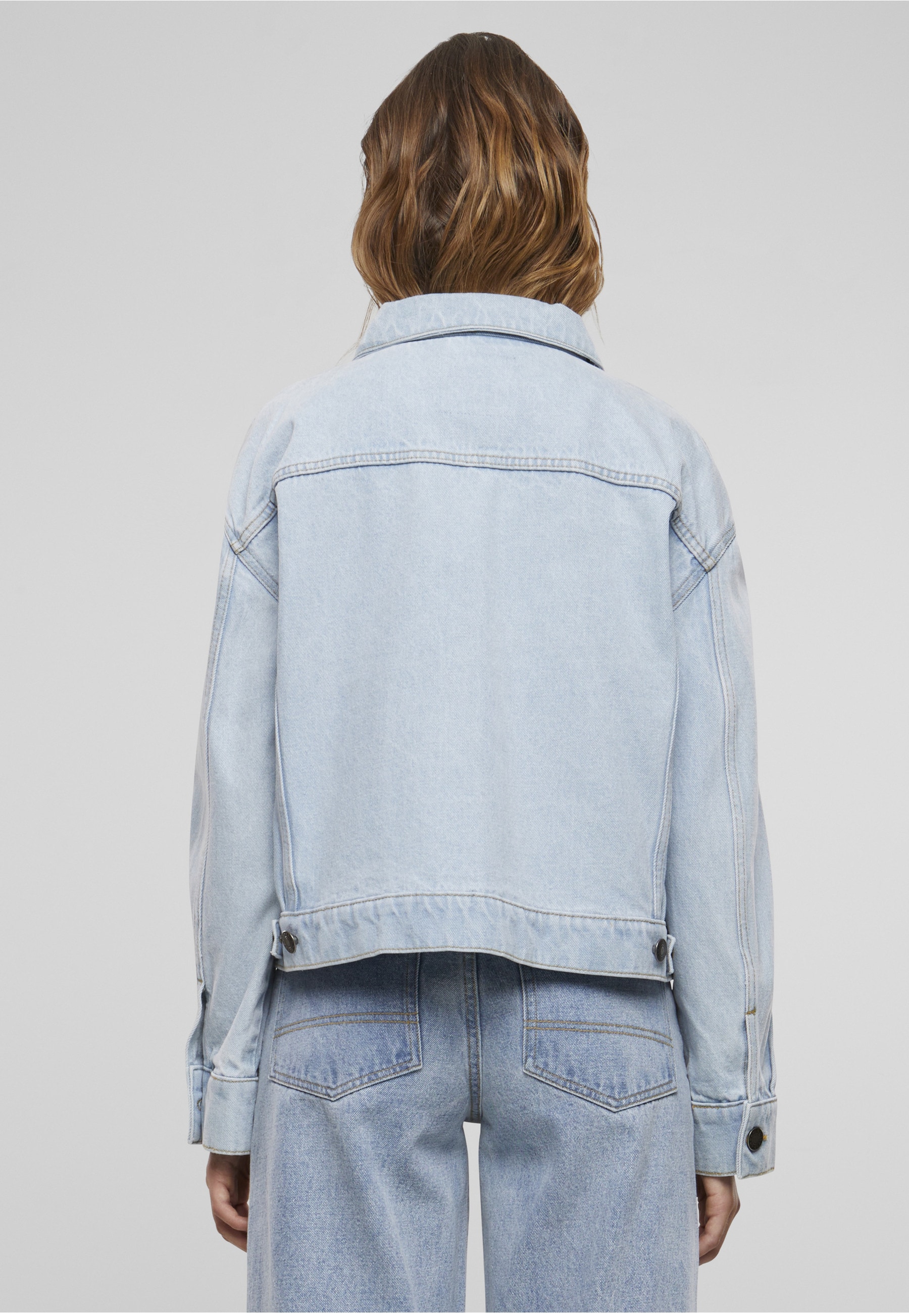 URBAN CLASSICS Jeansjacke »Urban Classics Ladies 80‘s Oversized Denim Jacket« 1 Stk. tlg. ohne Kapuze