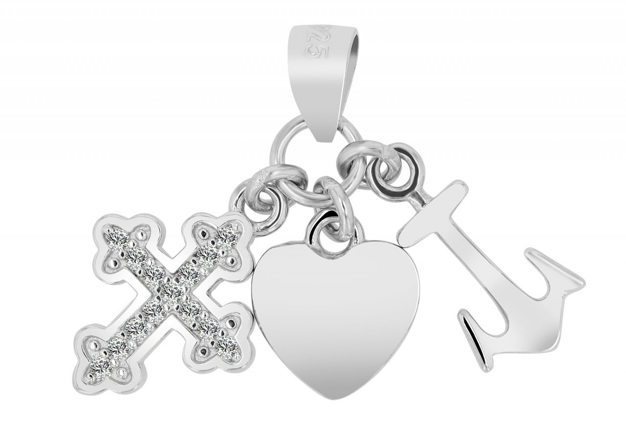 Kettenanhänger ADELIA´S "zeitloser Herz Anhänger aus 925 Sterling Silber", silber, Schmuckanhänger, Damen, Silber 925 (Sterlingsilber), Kettenanhänger 7