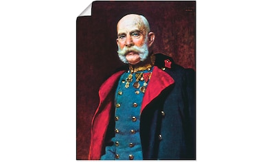 Wandbild »Kaiser Franz Joseph I., 1902«, Menschen, (1 St.)