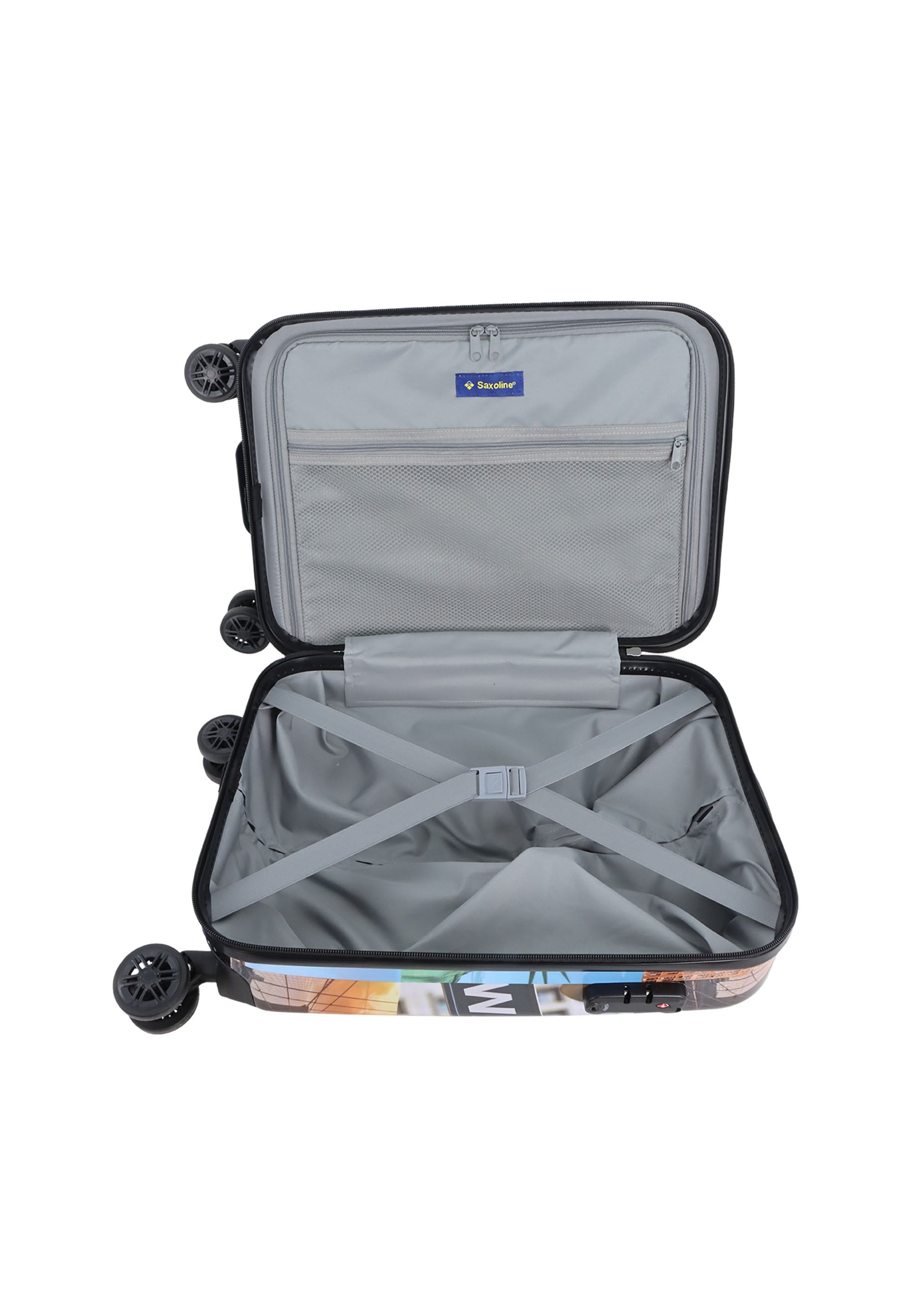 Saxoline® Koffer »New York City« aus ABS/PC-Material