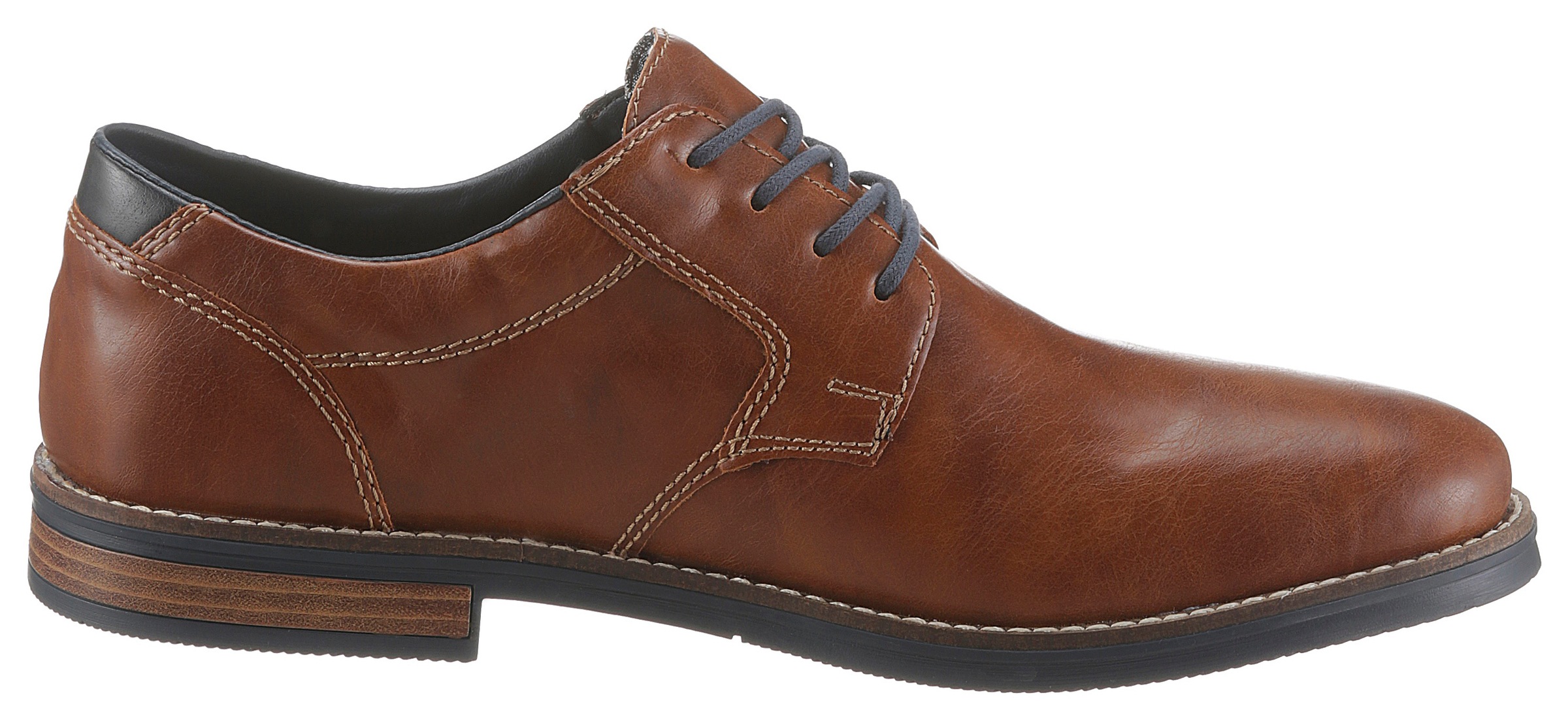 Rieker Schnürschuh mit modischen Ziernähten, Freizeitschuh, Halbschuh, Schn günstig online kaufen