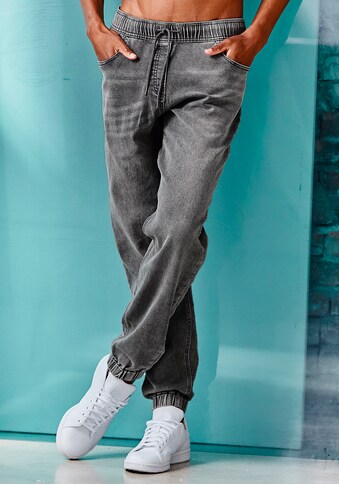 Bench. Jogg Pants »Herren Straight-Jeans«, Denim Jogger Jeanshose mit Stretch -... kaufen