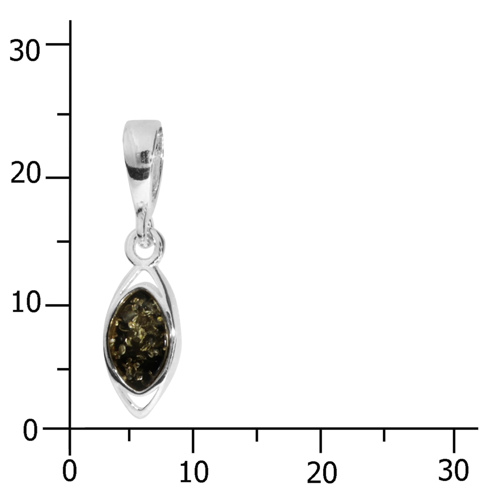 OSTSEE-SCHMUCK Kettenanhänger »- Telia - Silber 925/000 - Bernstein«