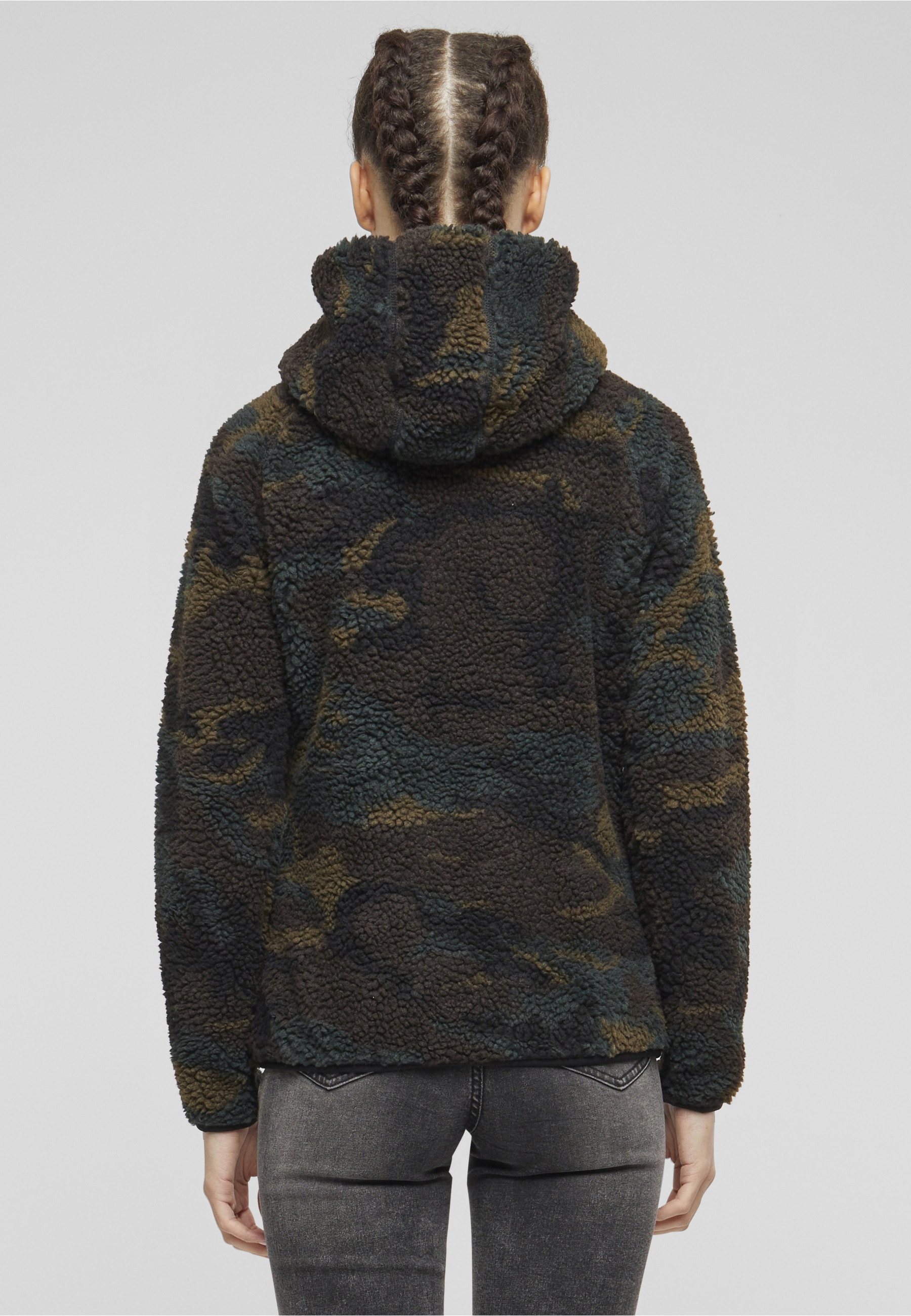 Brandit Allwetterjacke »Brandit Damen Ladies Teddyfleecejacket« 1 Stk. tlg. mit Kapuze