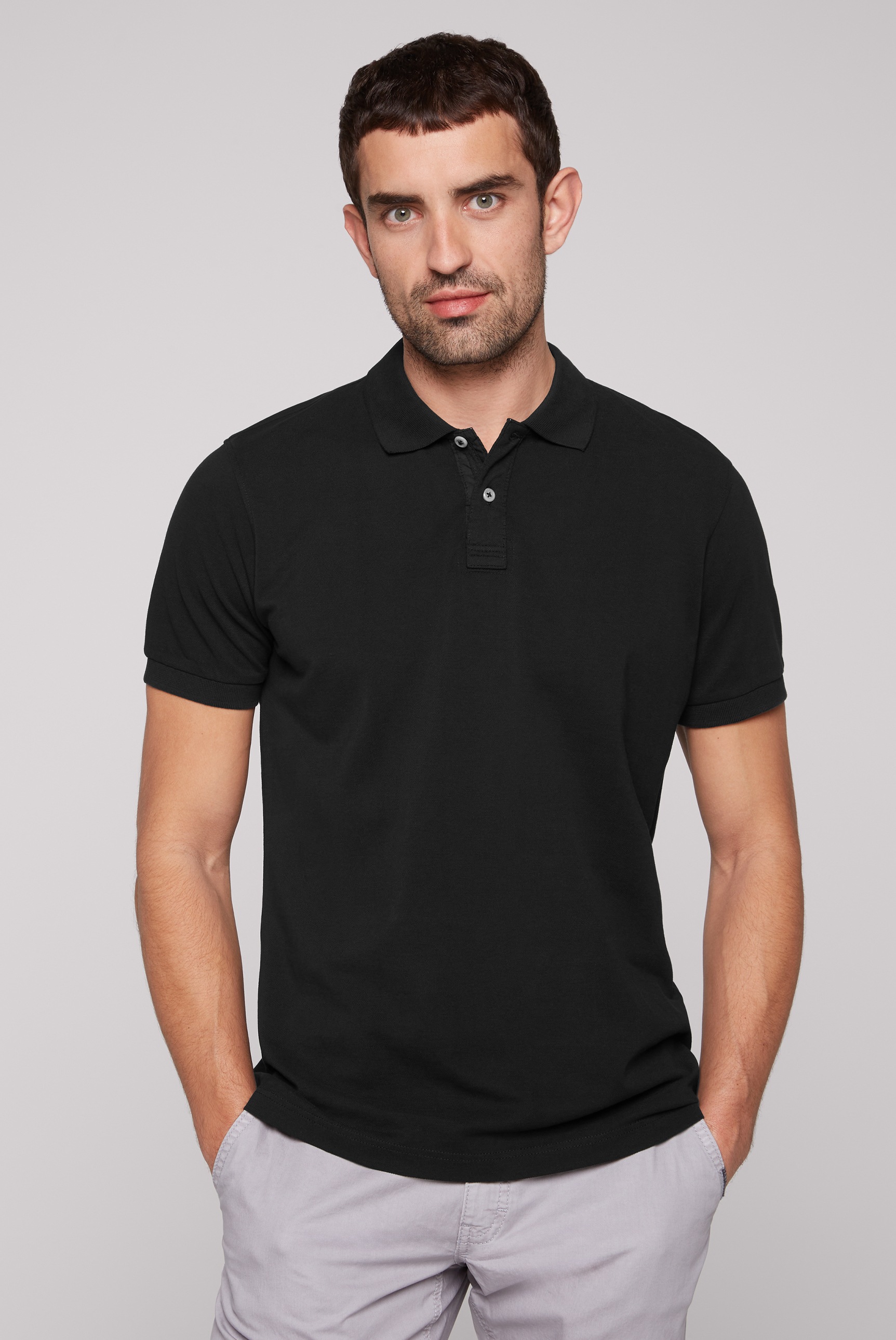 CAMP DAVID Poloshirt, mit Seitenschlitze günstig online kaufen