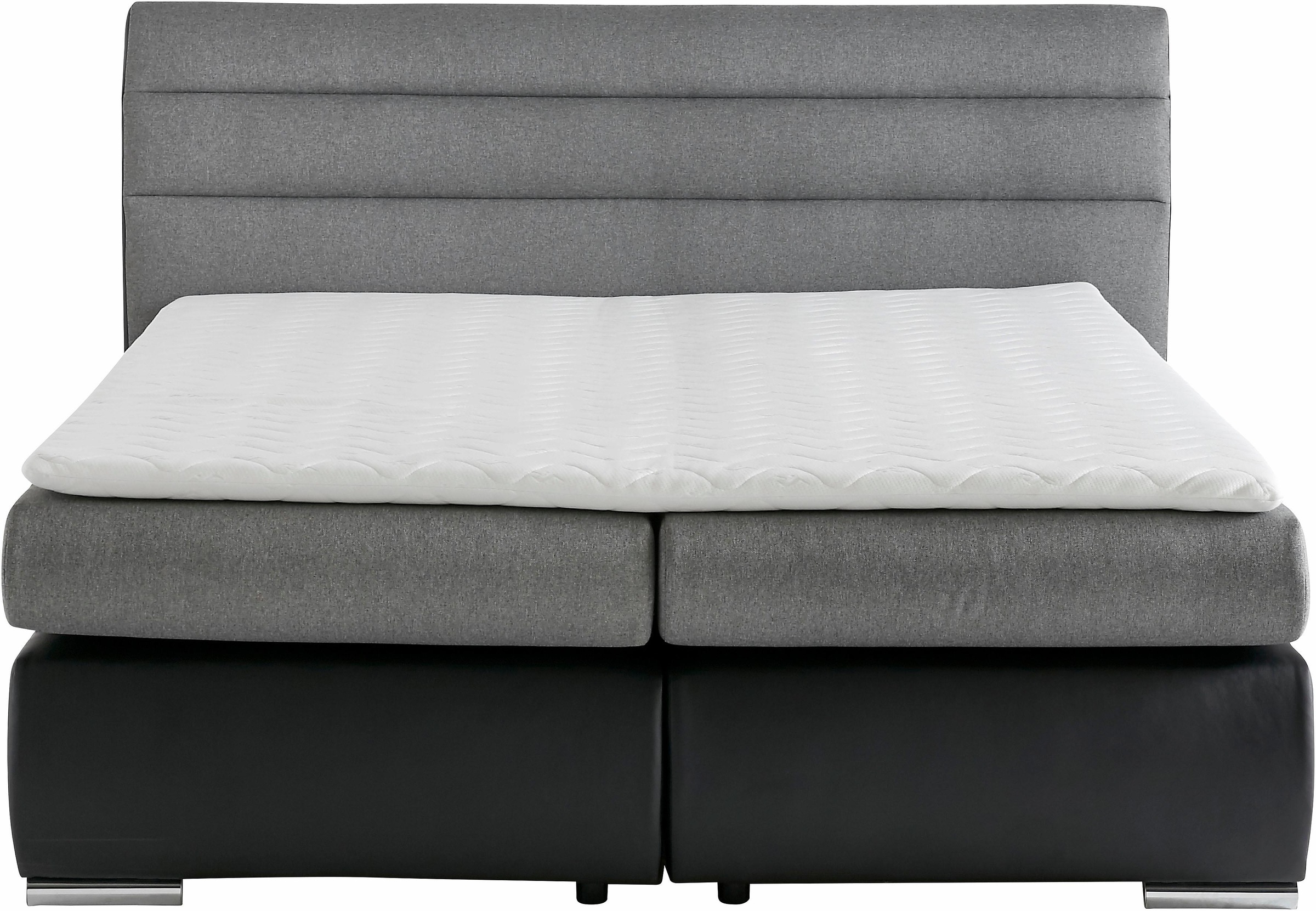 Places of Style Boxspringbett »Luna«, bis zu 3 Härtegrade, incl. Topper